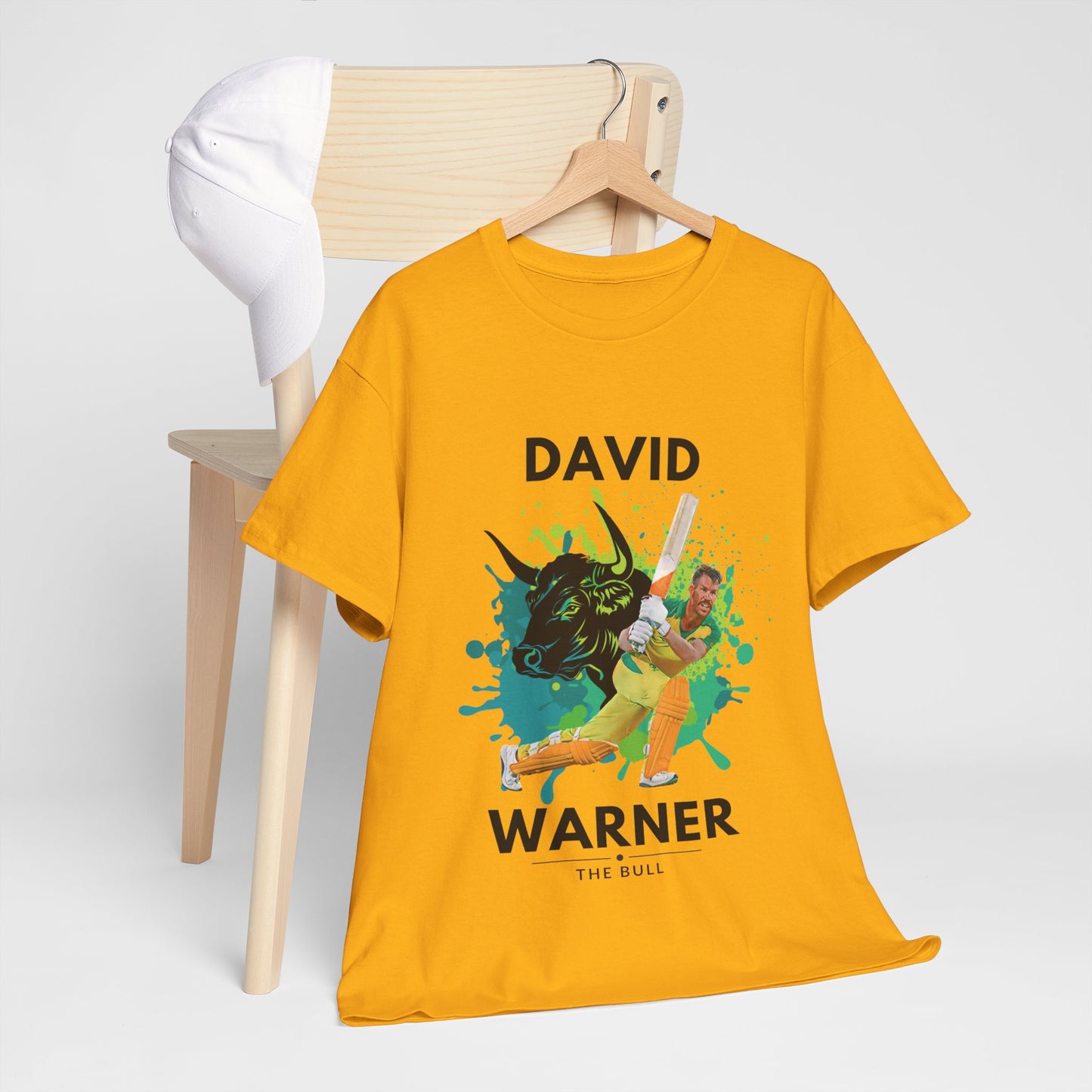 David Warner - The Bull - Unisex Heavy Cotton Tee