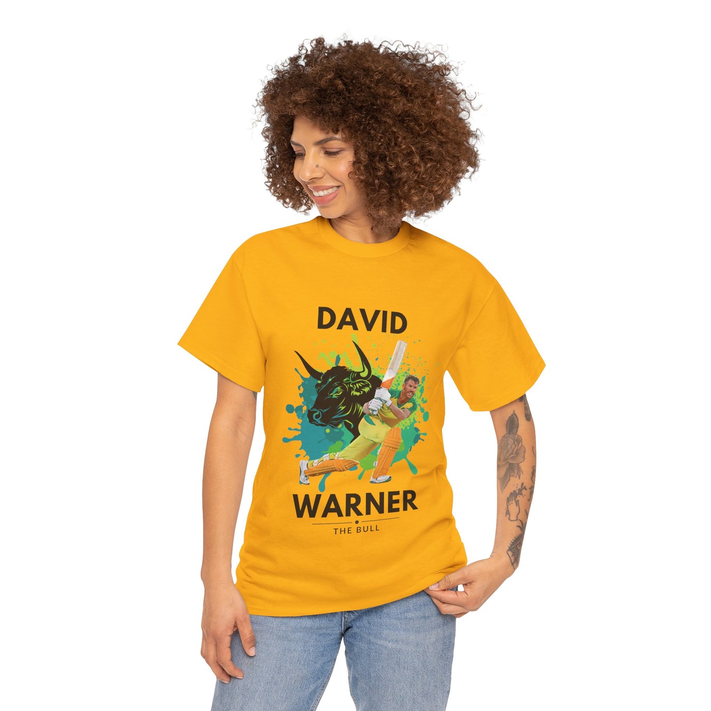 David Warner - The Bull - Unisex Heavy Cotton Tee