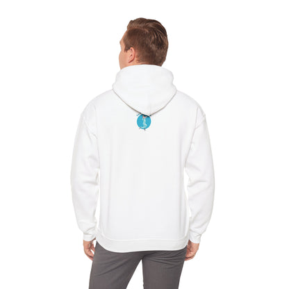 Mohammad Rizwan - Brushstroke frame - Unisex Heavy Blend™ Hooded Sweatshirt