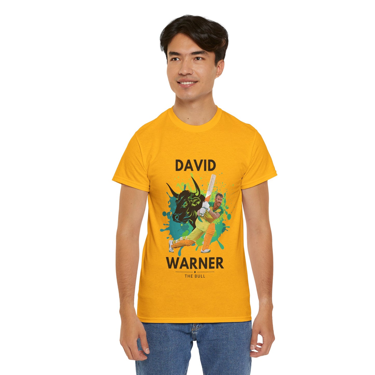 David Warner - The Bull - Unisex Heavy Cotton Tee