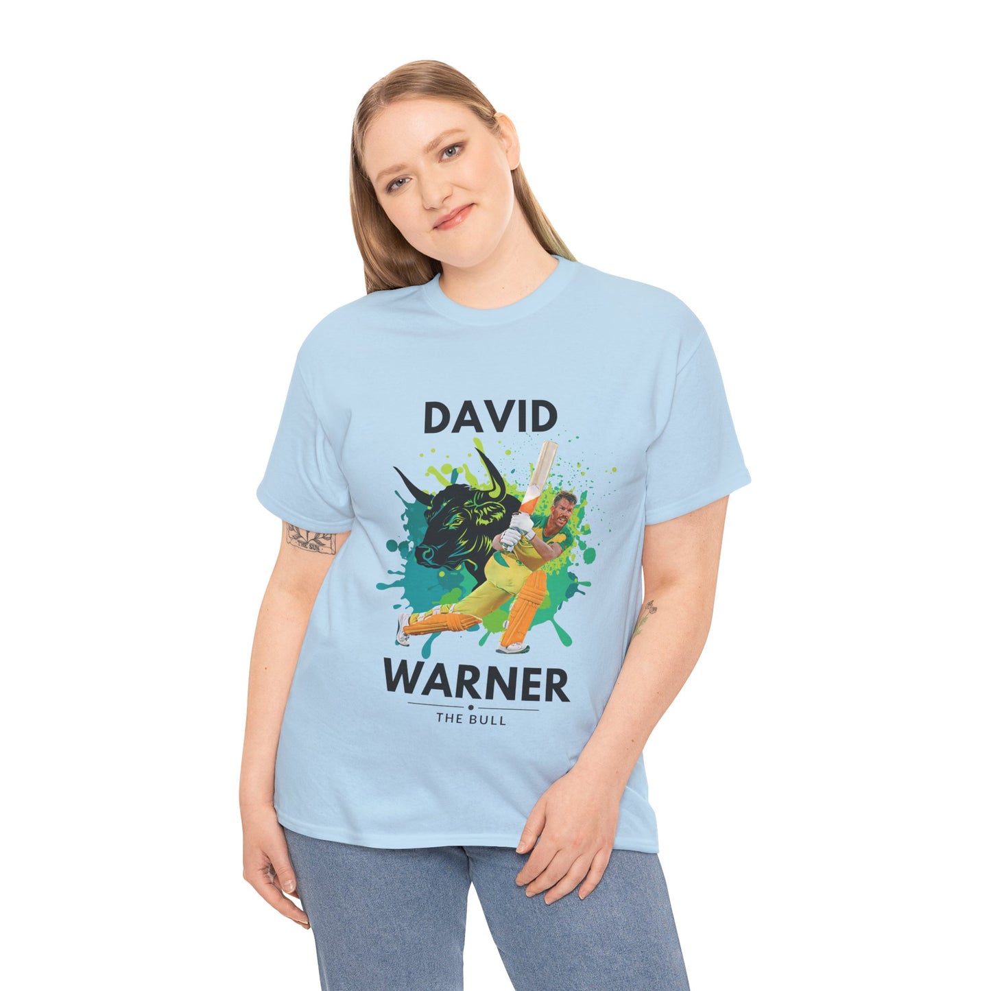 David Warner - The Bull - Unisex Heavy Cotton Tee