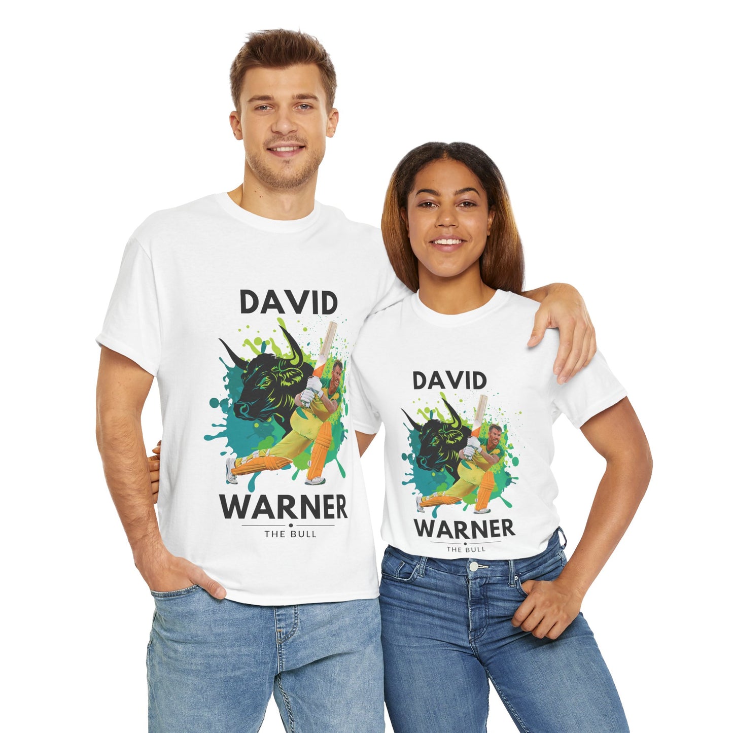 David Warner - The Bull - Unisex Heavy Cotton Tee