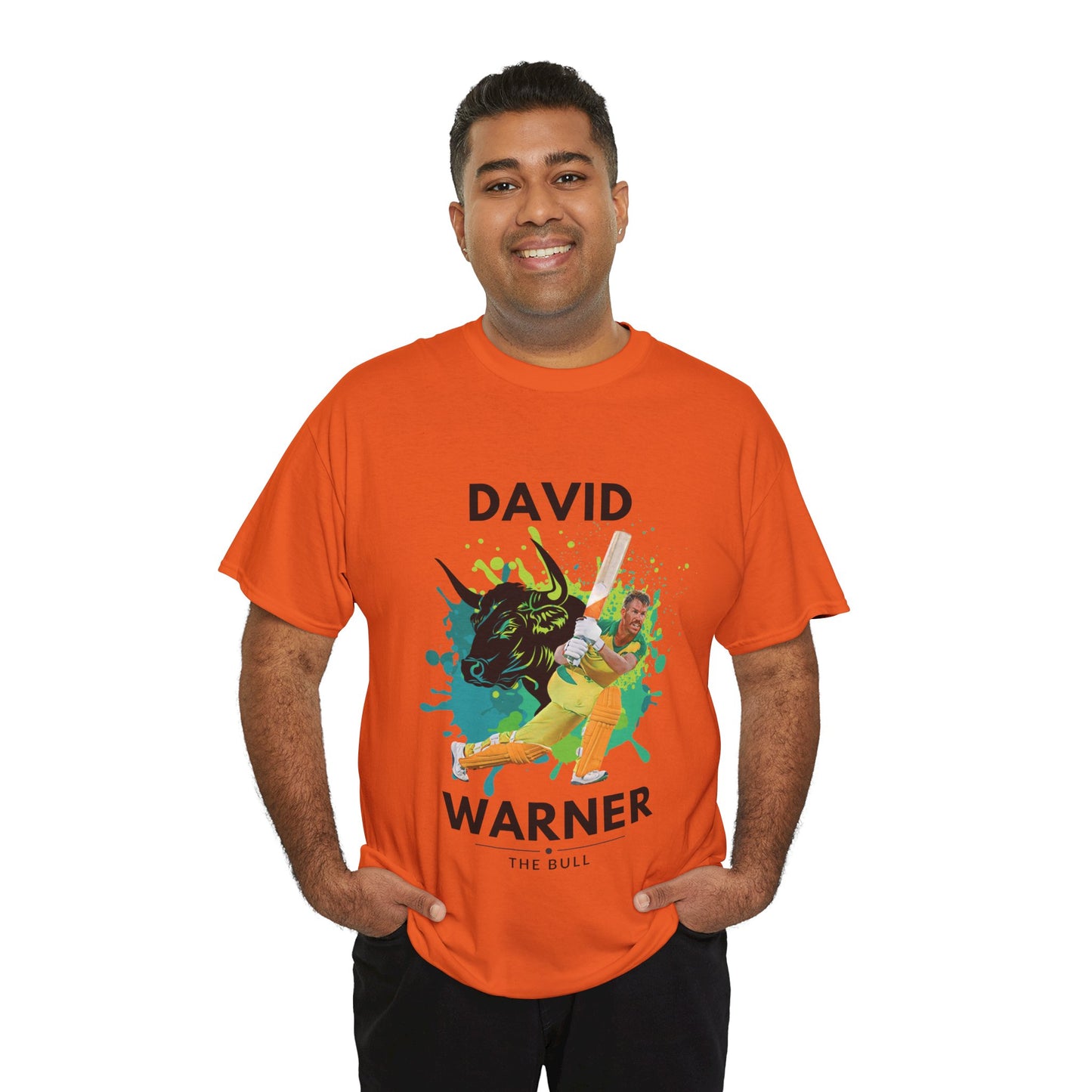 David Warner - The Bull - Unisex Heavy Cotton Tee