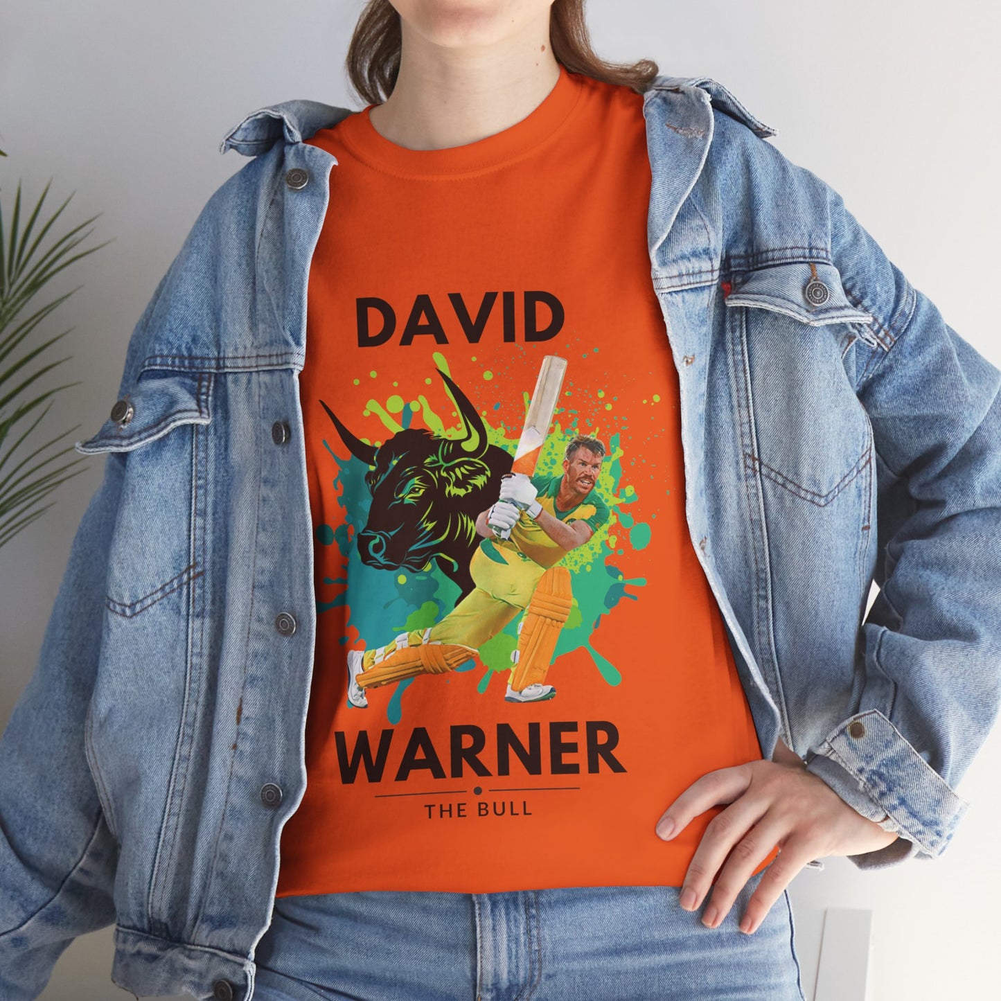 David Warner - The Bull - Unisex Heavy Cotton Tee