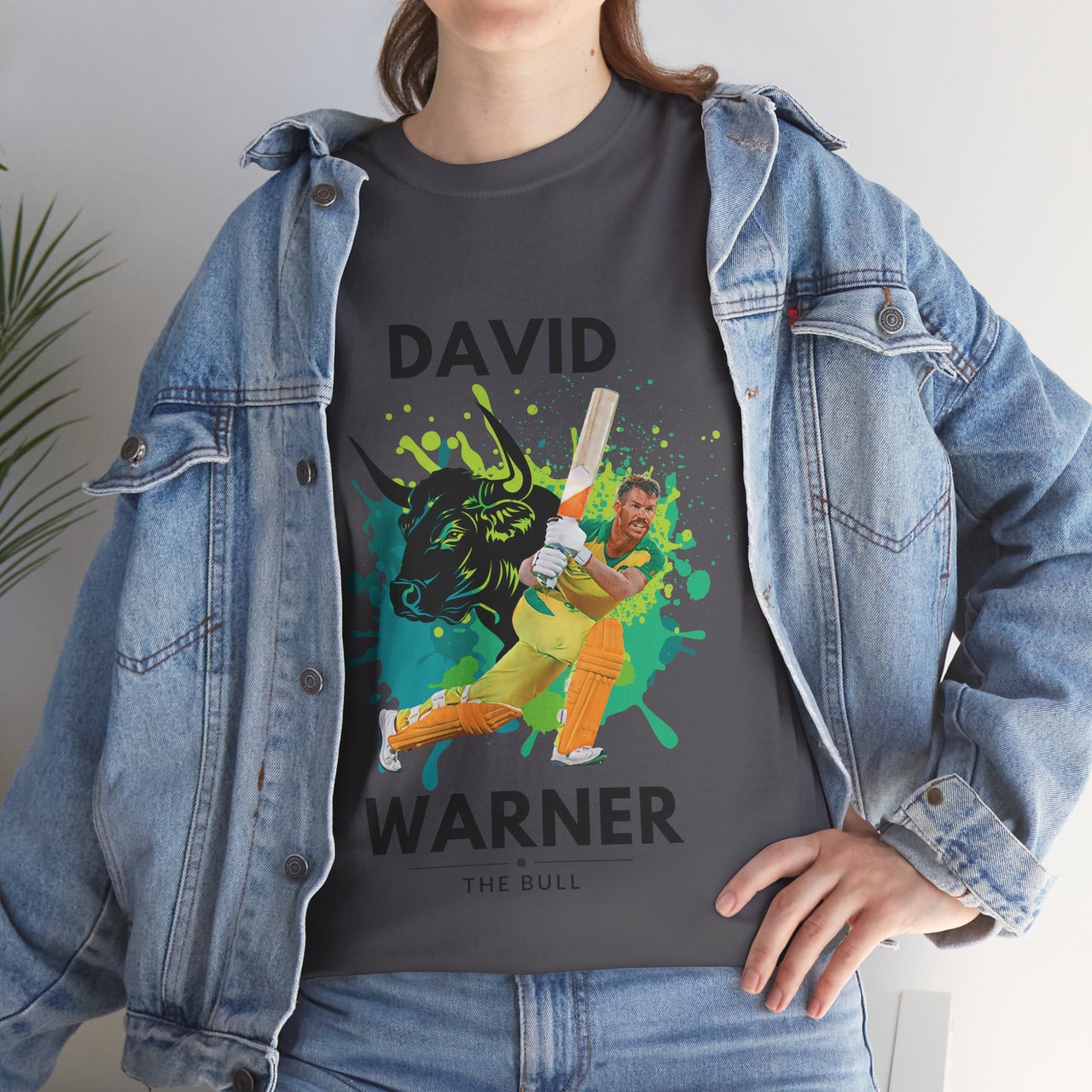 David Warner - The Bull - Unisex Heavy Cotton Tee