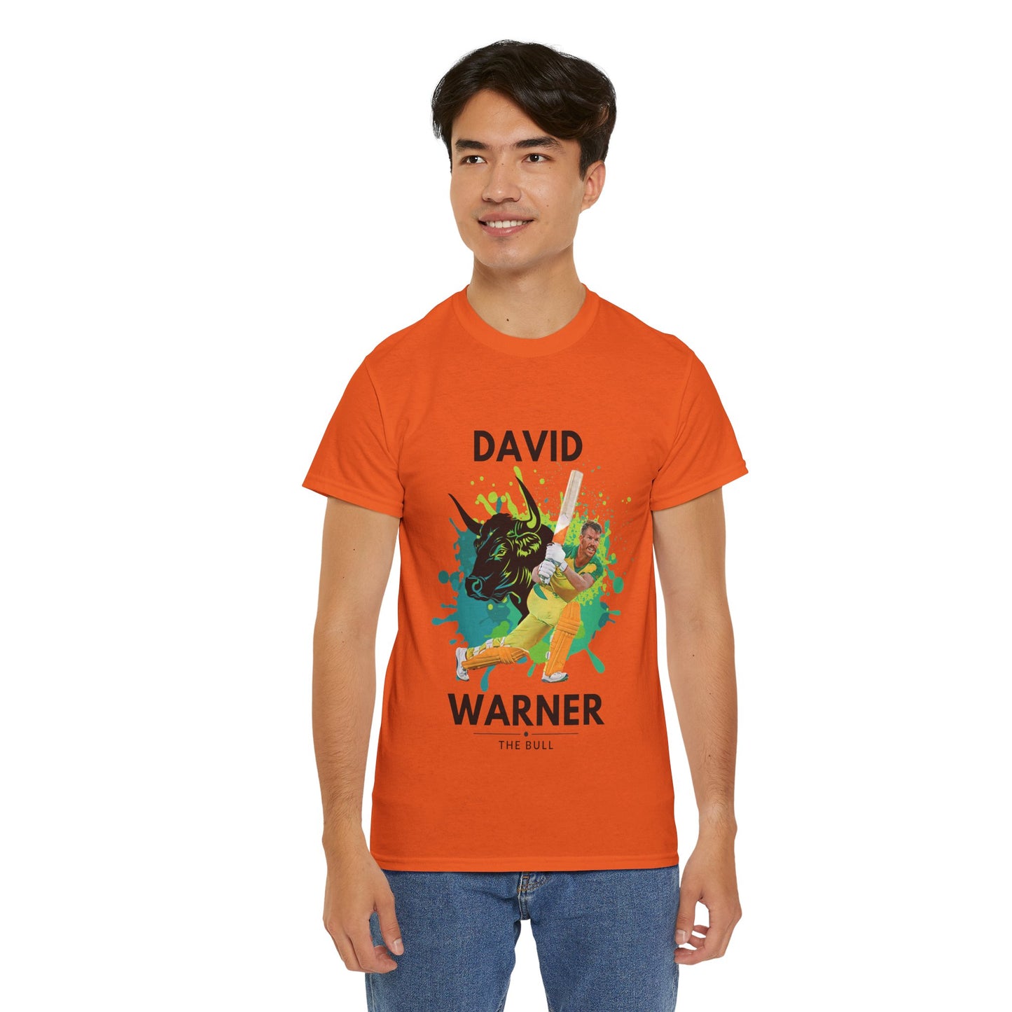 David Warner - The Bull - Unisex Heavy Cotton Tee