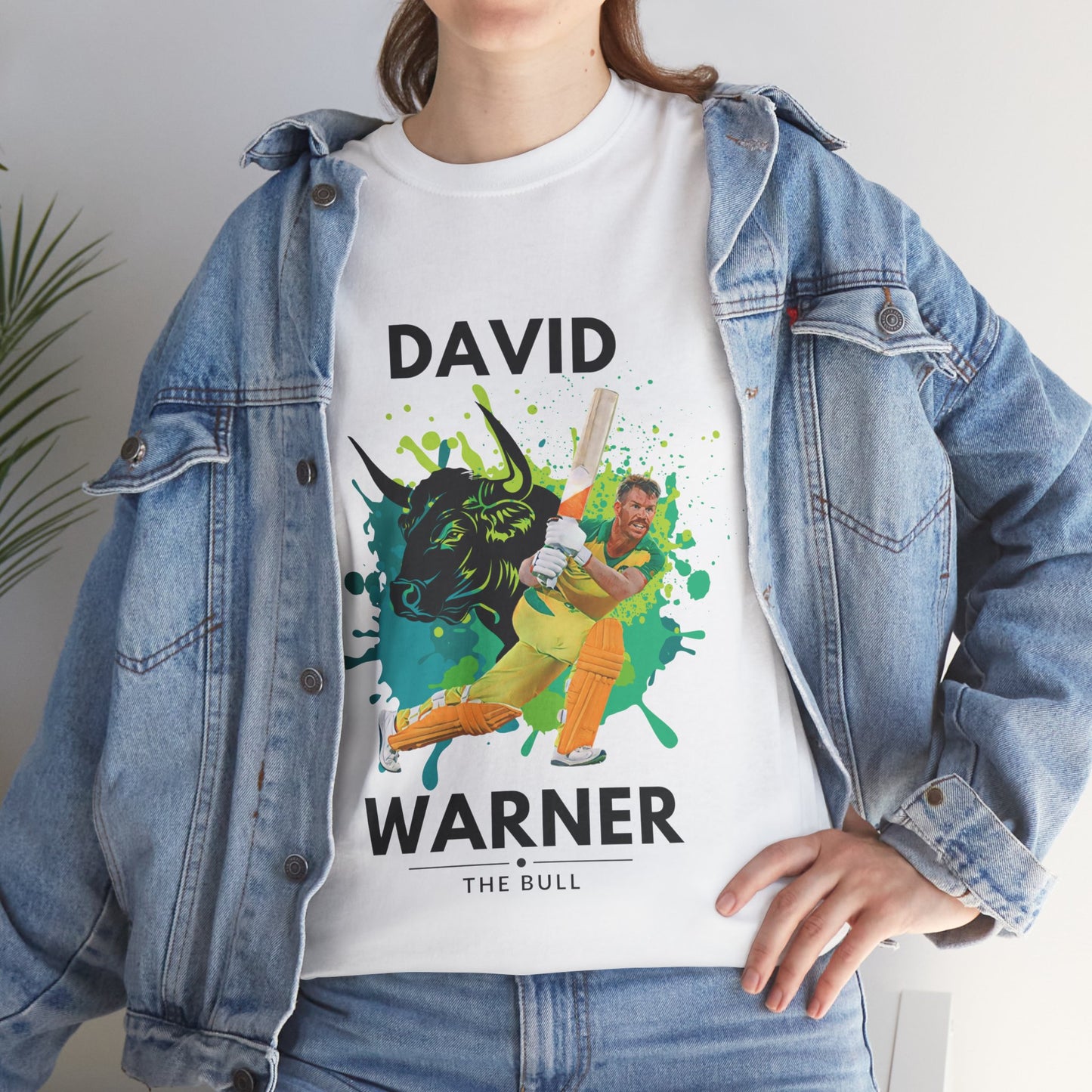 David Warner - The Bull - Unisex Heavy Cotton Tee