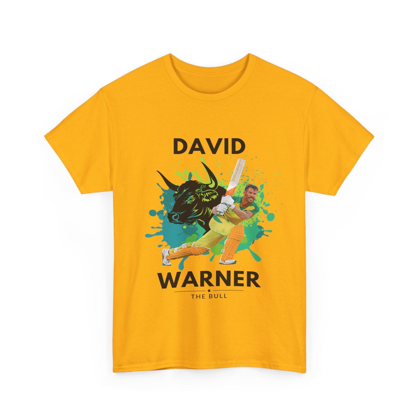 David Warner - The Bull - Unisex Heavy Cotton Tee