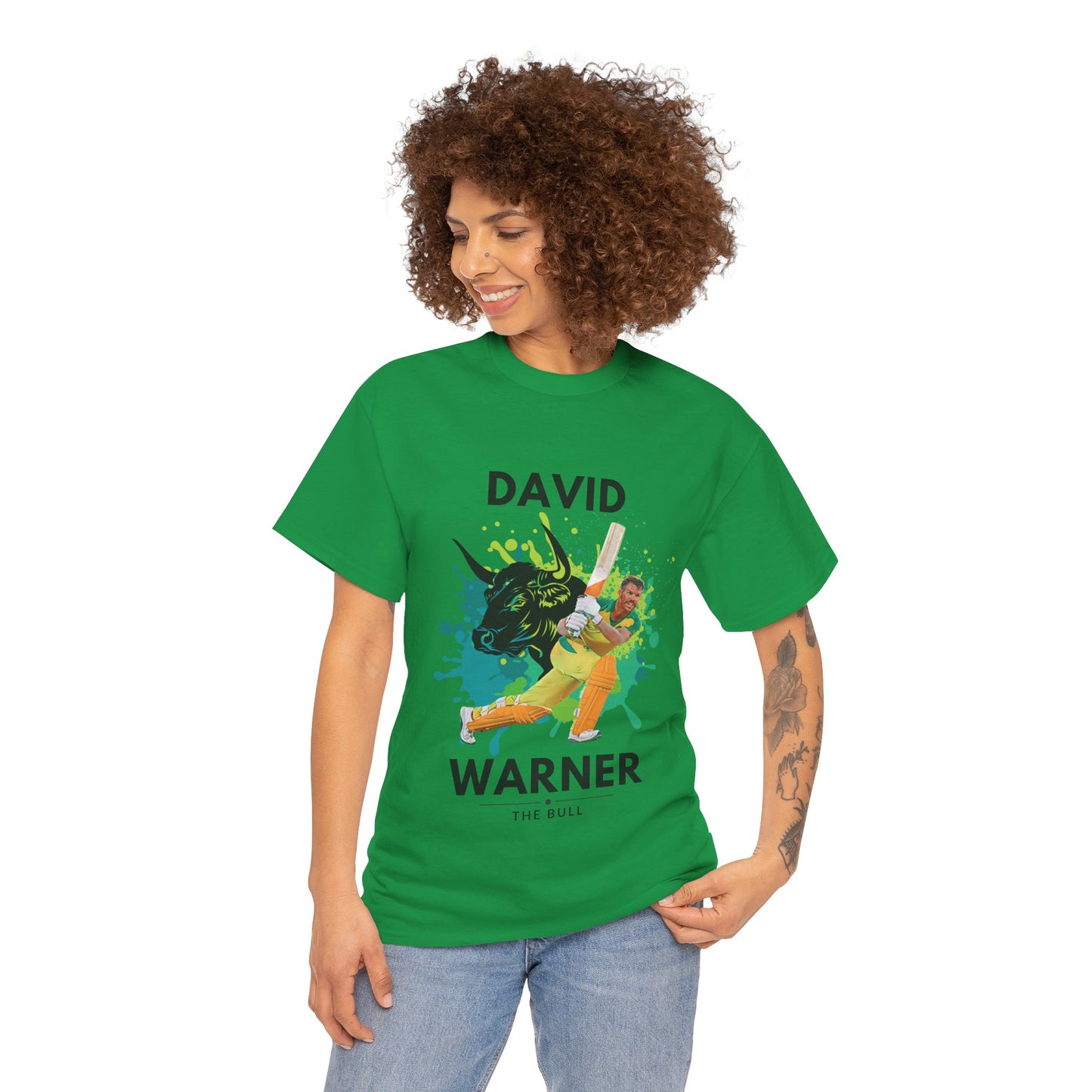 David Warner - The Bull - Unisex Heavy Cotton Tee