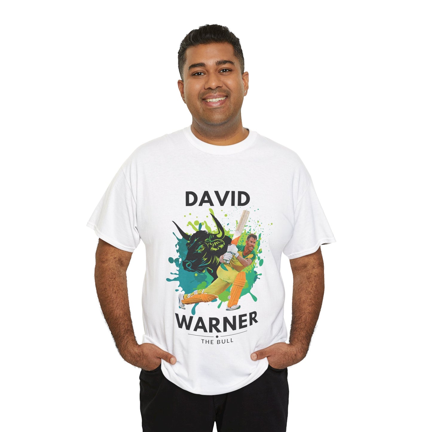 David Warner - The Bull - Unisex Heavy Cotton Tee