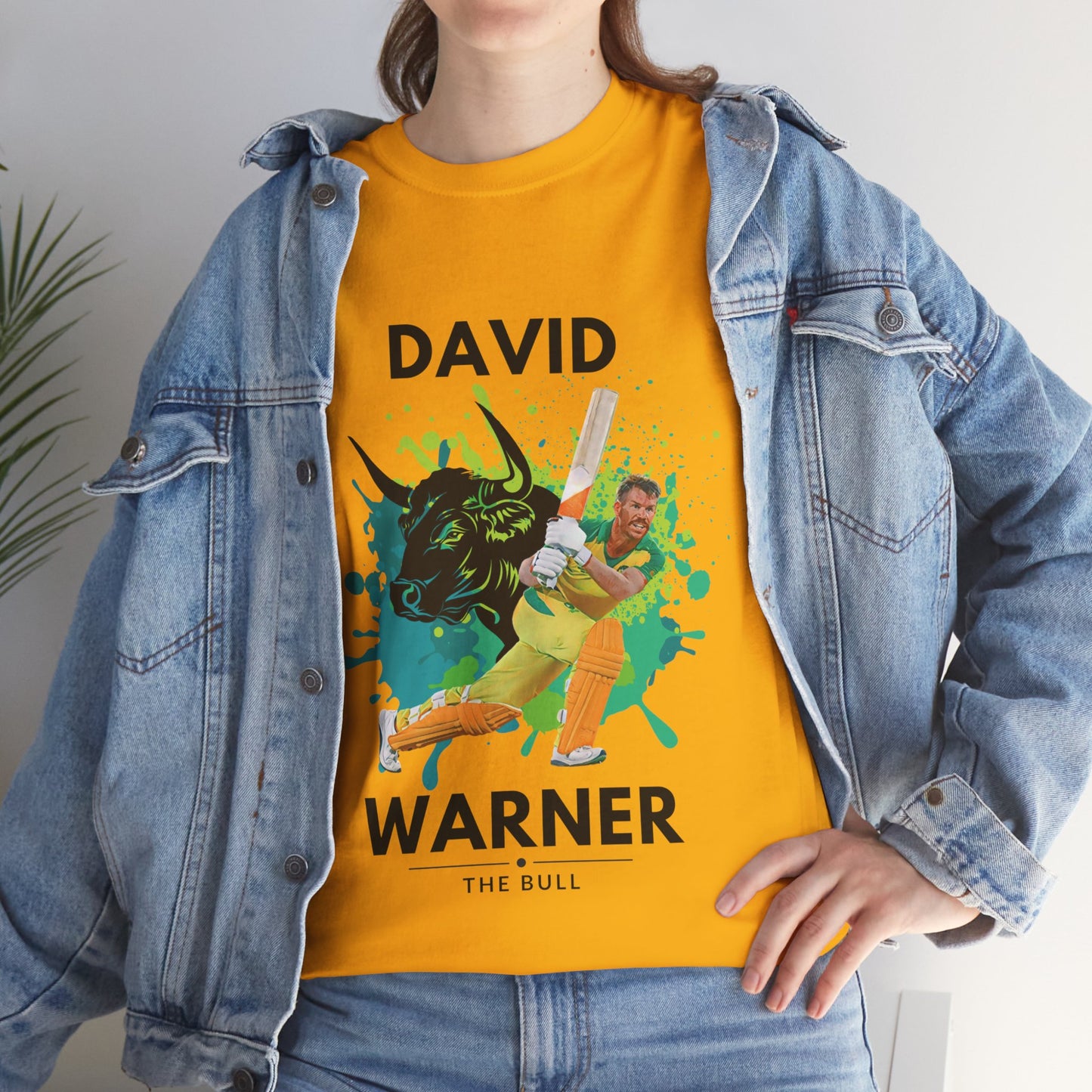 David Warner - The Bull - Unisex Heavy Cotton Tee