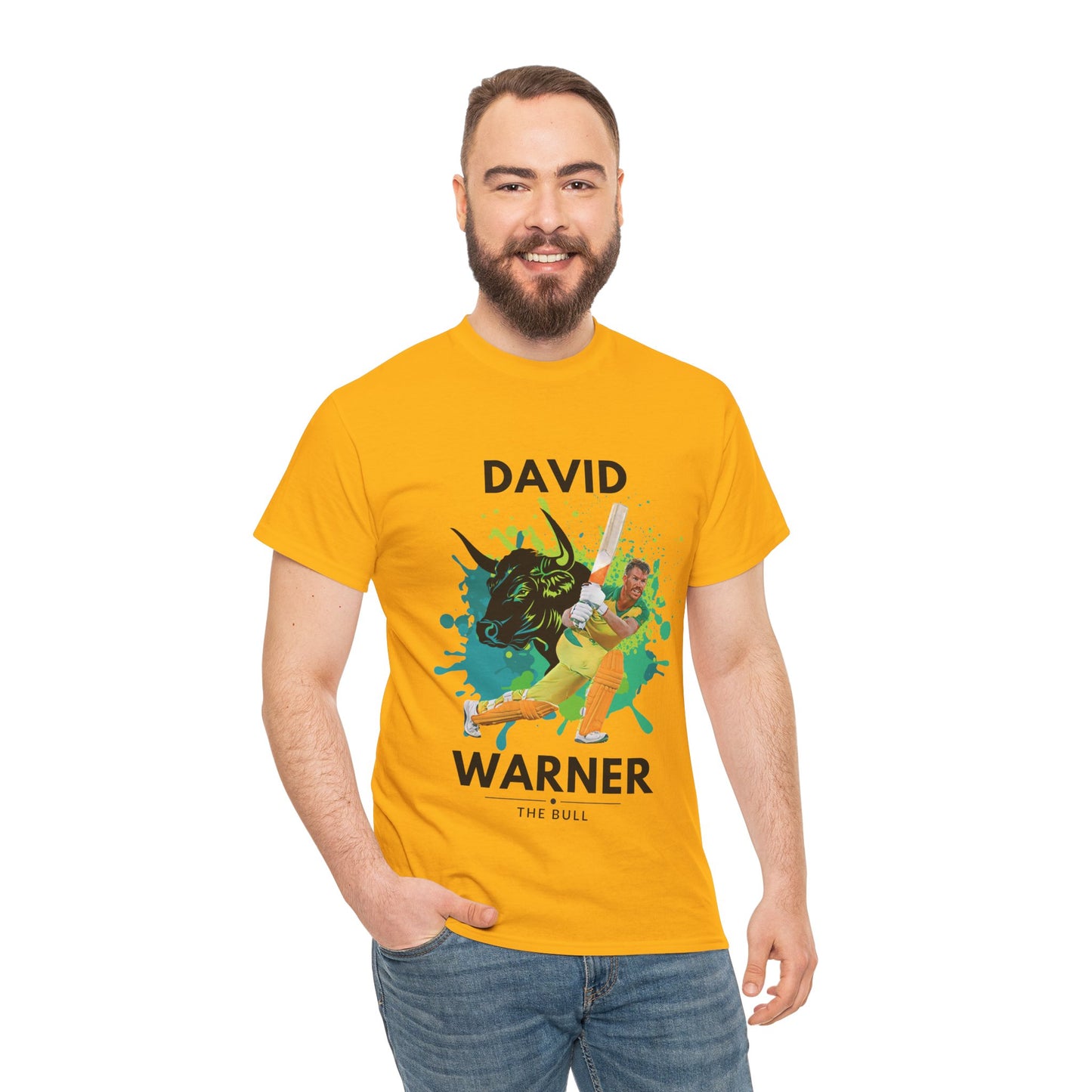 David Warner - The Bull - Unisex Heavy Cotton Tee