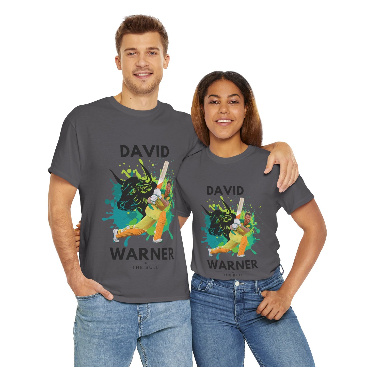 David Warner - The Bull - Unisex Heavy Cotton Tee