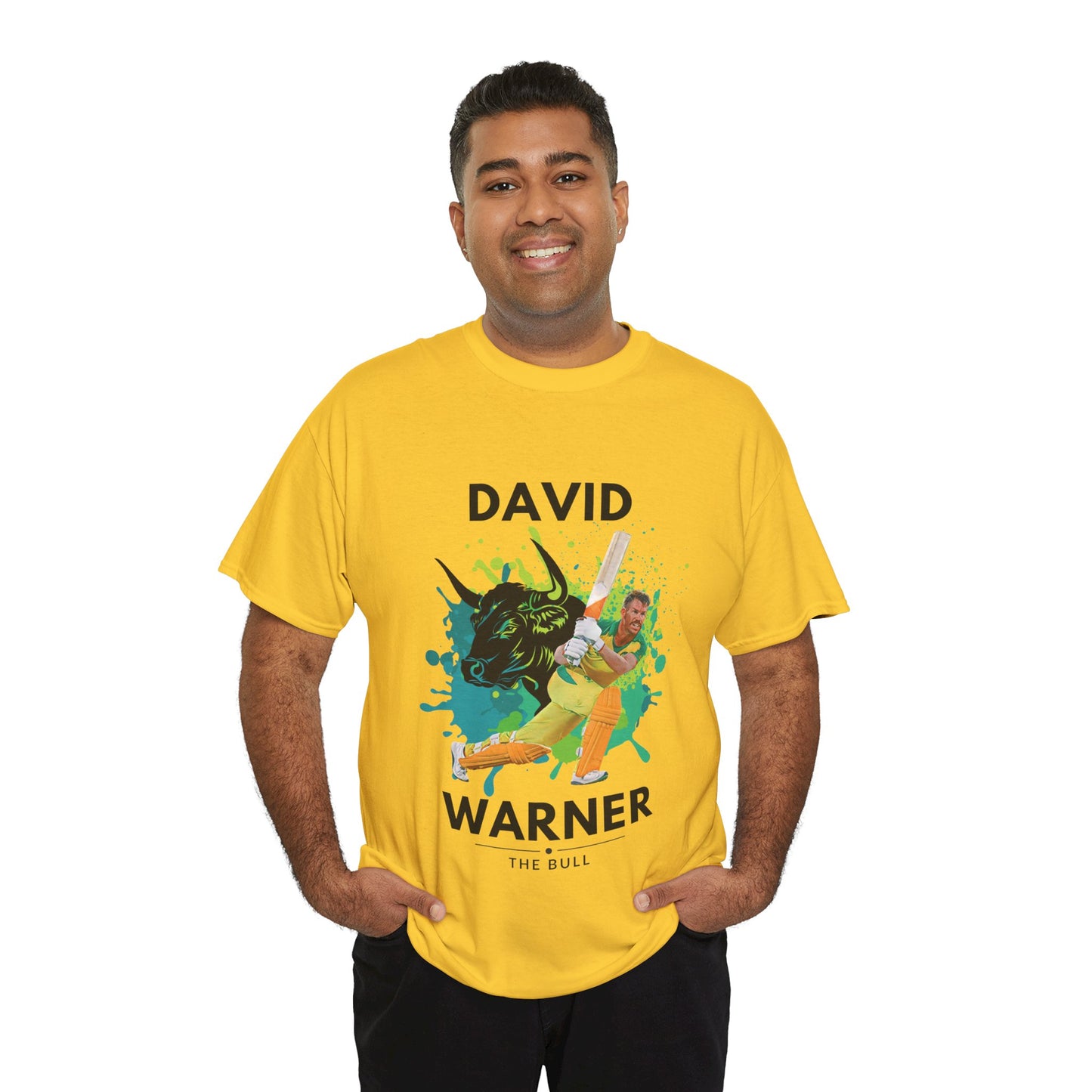 David Warner - The Bull - Unisex Heavy Cotton Tee