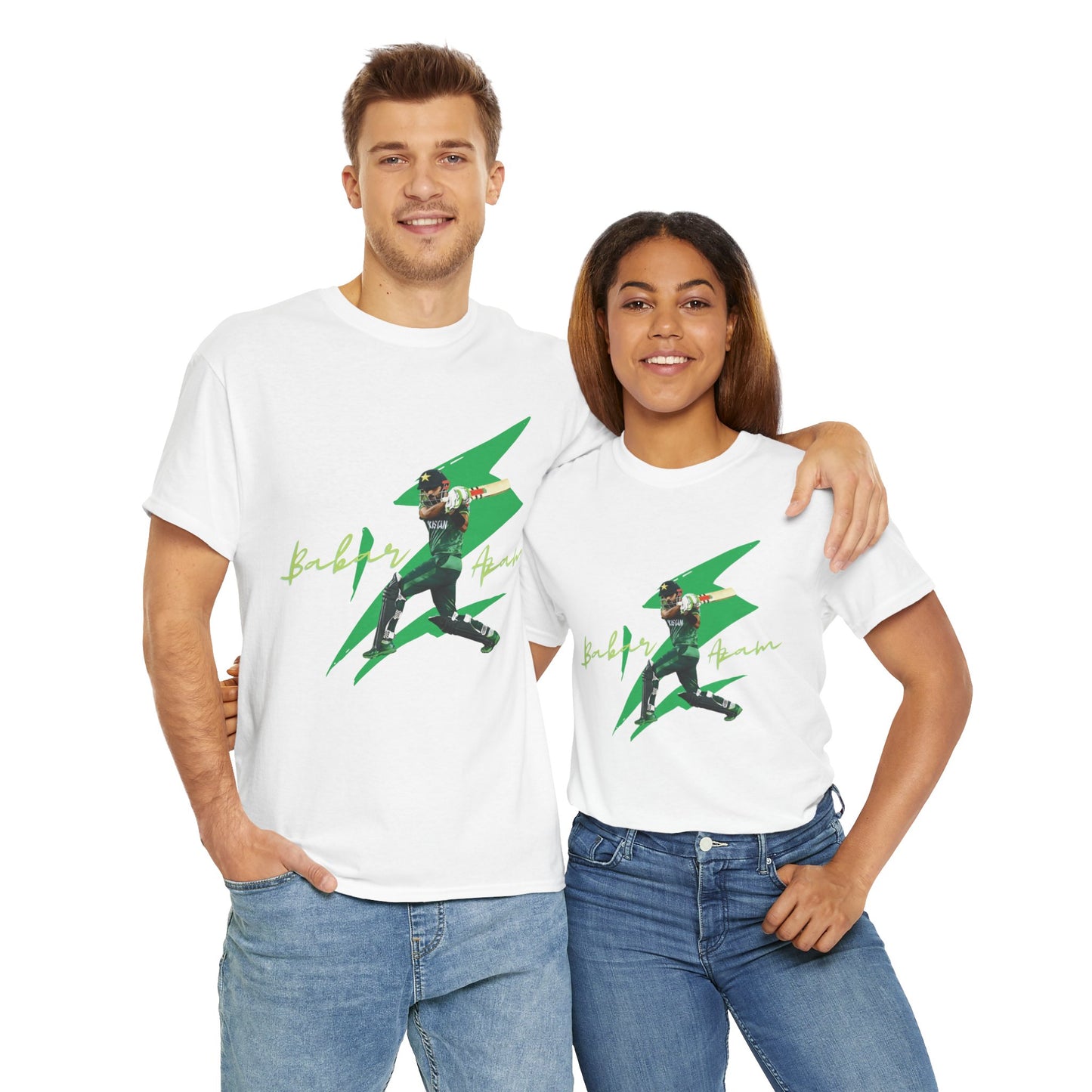 Babar Azam - Lightning Shard - Unisex Heavy Cotton Tee