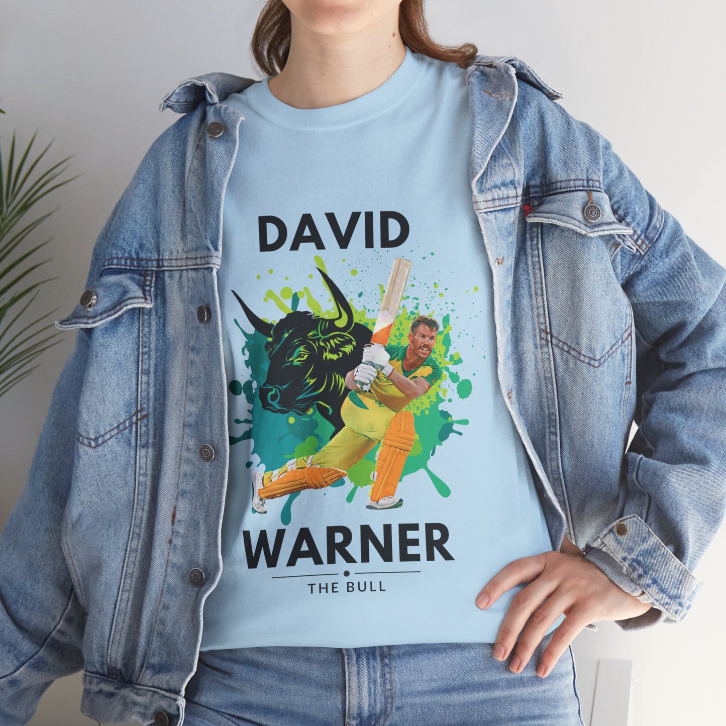 David Warner - The Bull - Unisex Heavy Cotton Tee