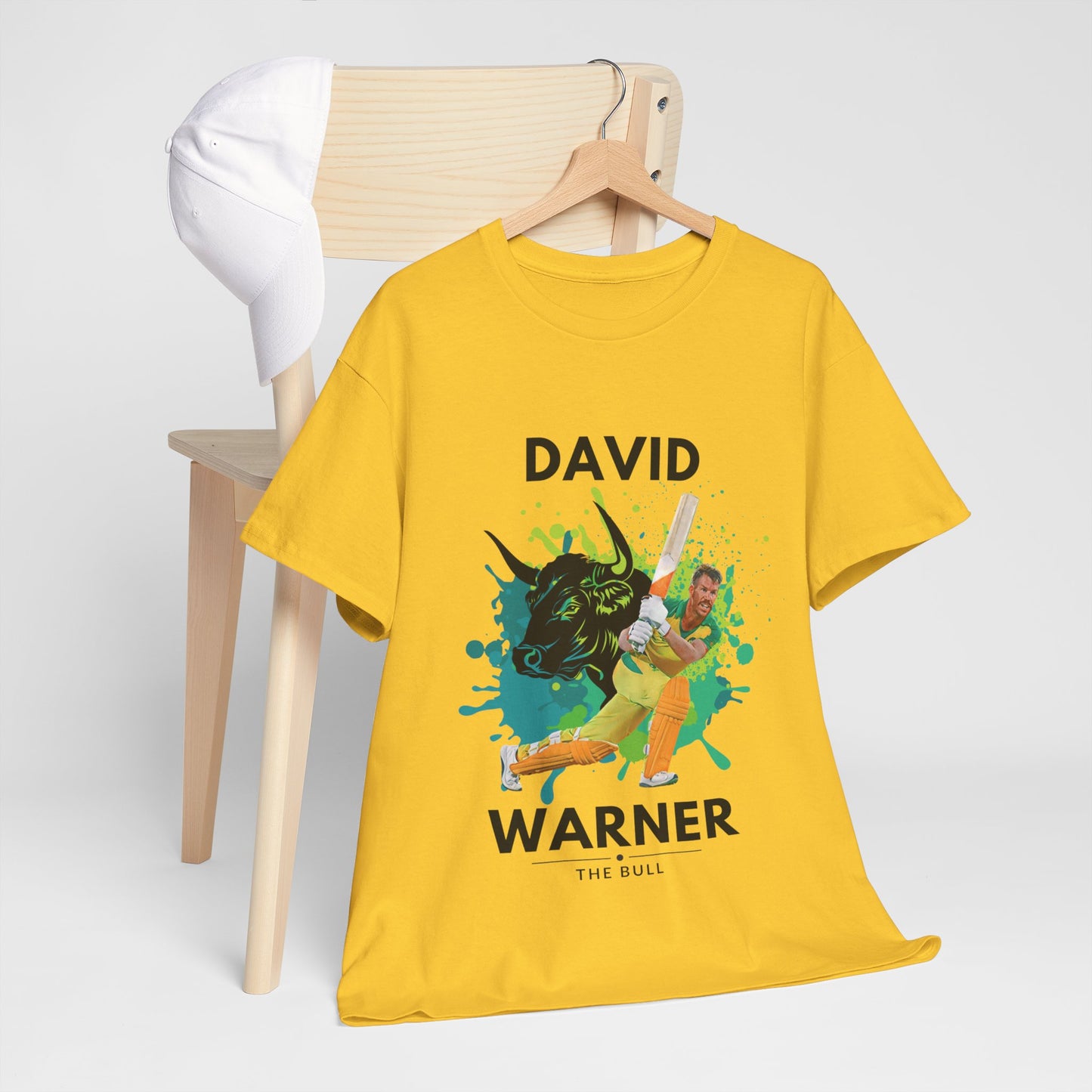 David Warner - The Bull - Unisex Heavy Cotton Tee