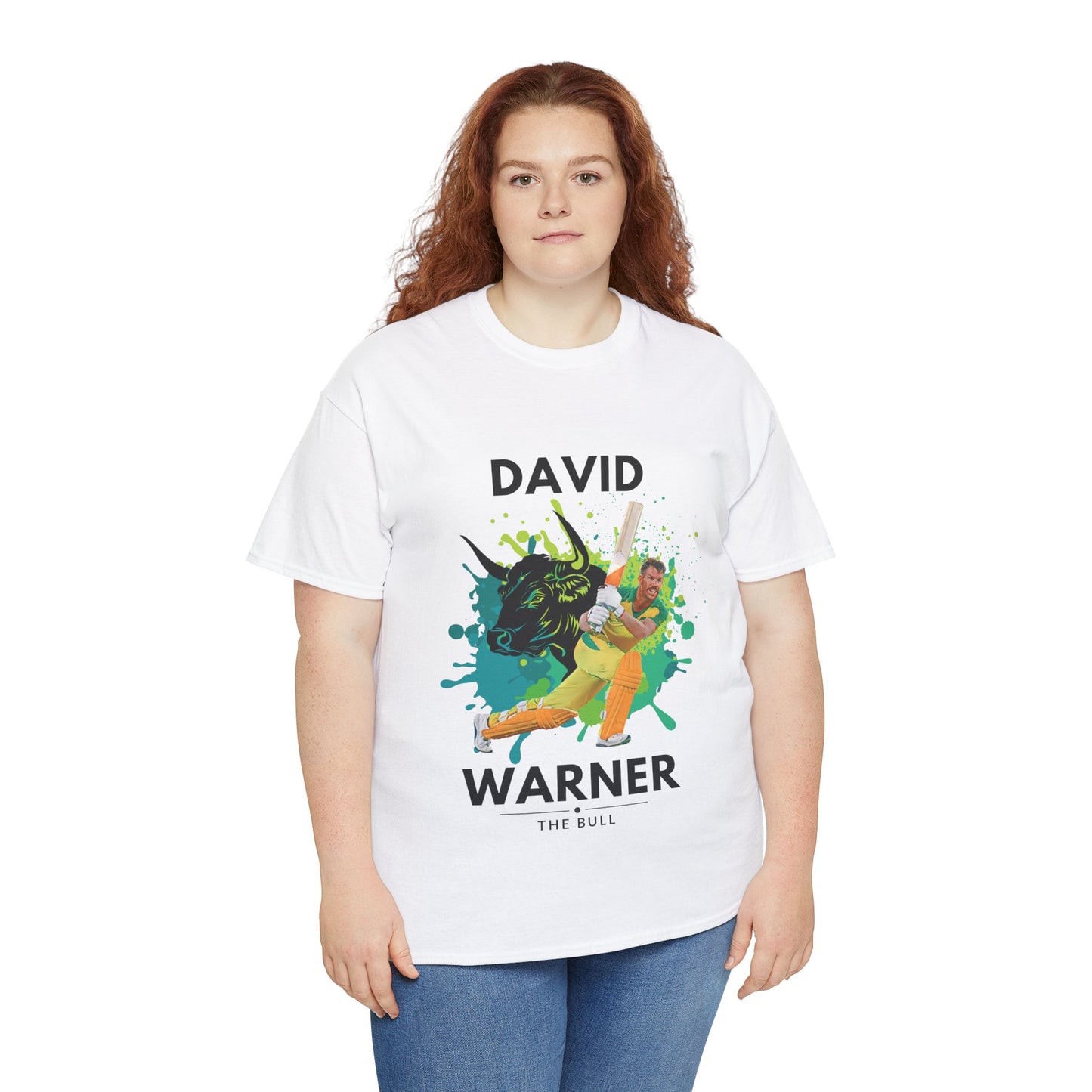 David Warner - The Bull - Unisex Heavy Cotton Tee