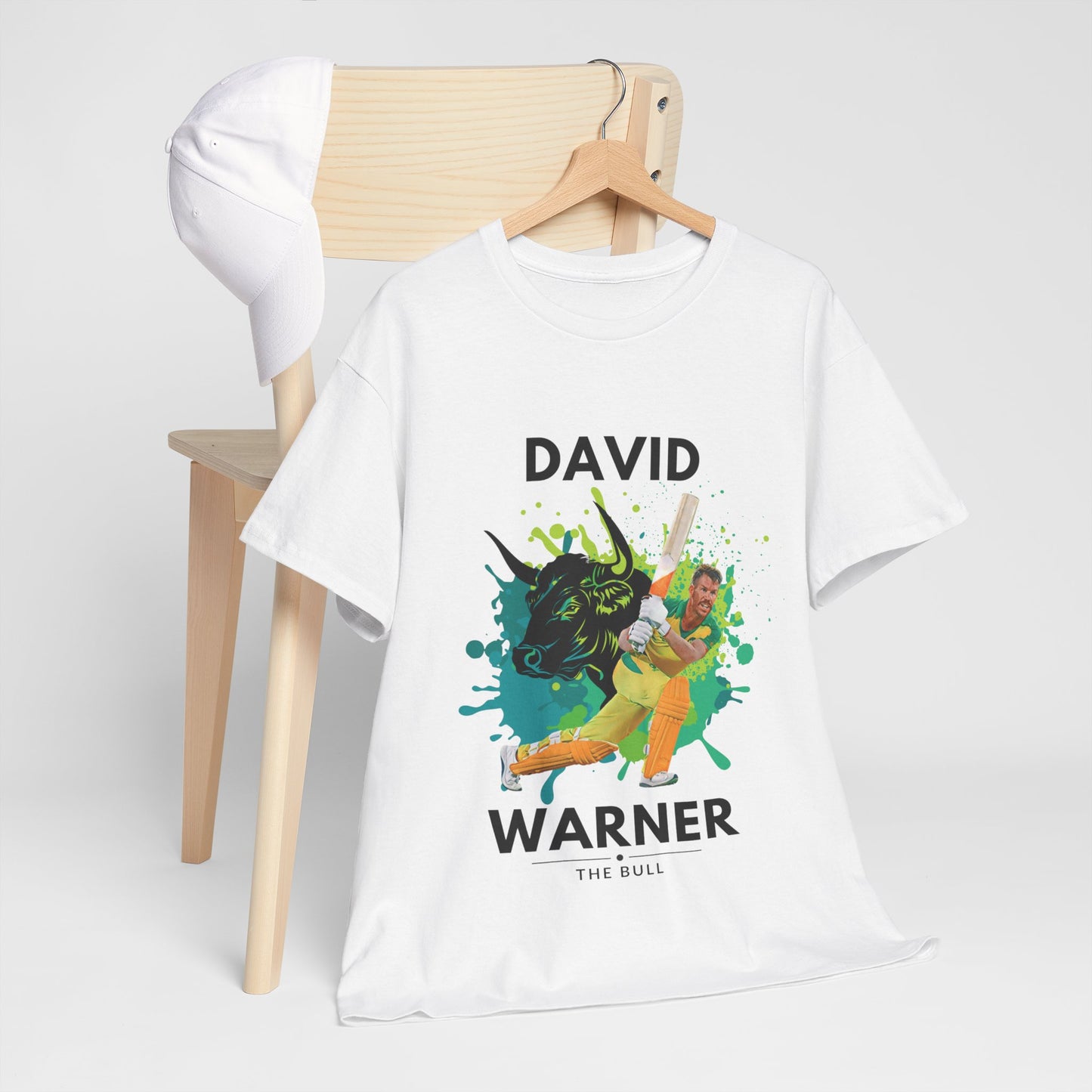 David Warner - The Bull - Unisex Heavy Cotton Tee