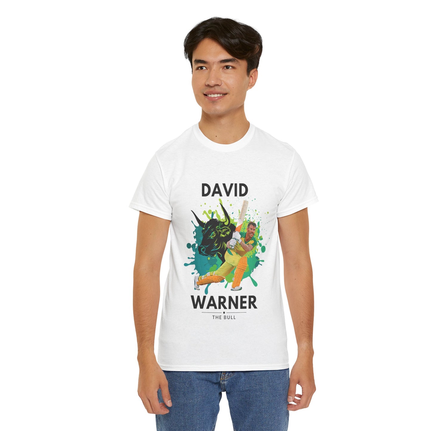 David Warner - The Bull - Unisex Heavy Cotton Tee