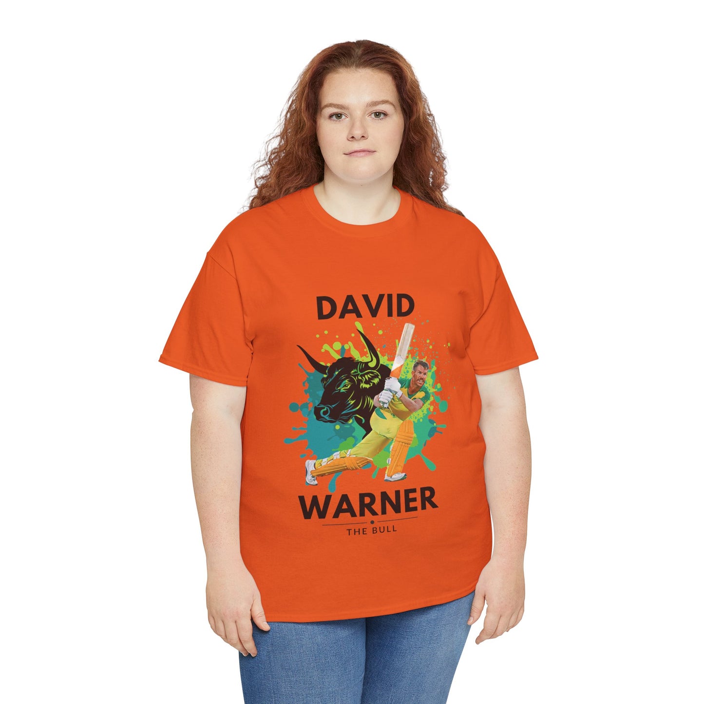 David Warner - The Bull - Unisex Heavy Cotton Tee