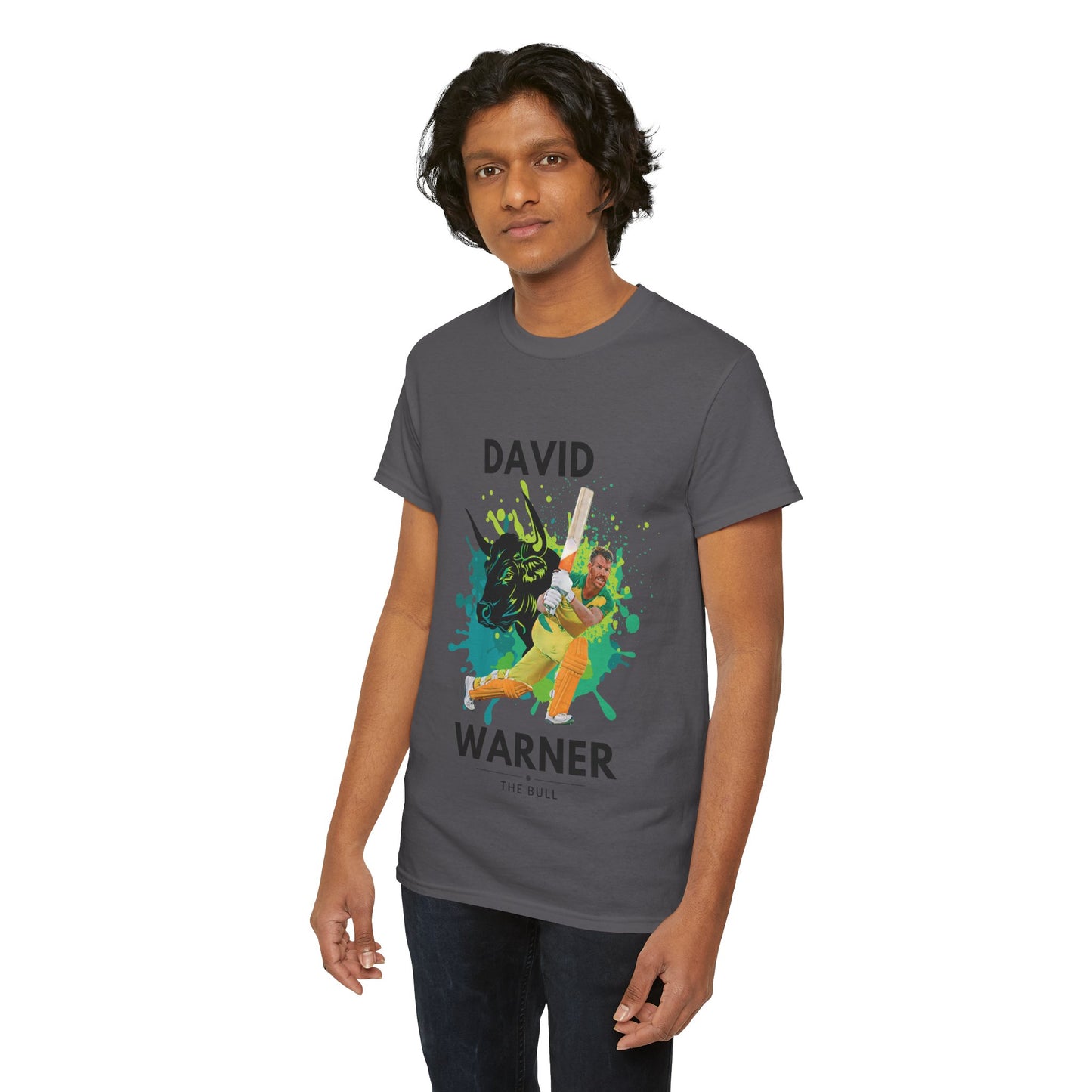 David Warner - The Bull - Unisex Heavy Cotton Tee