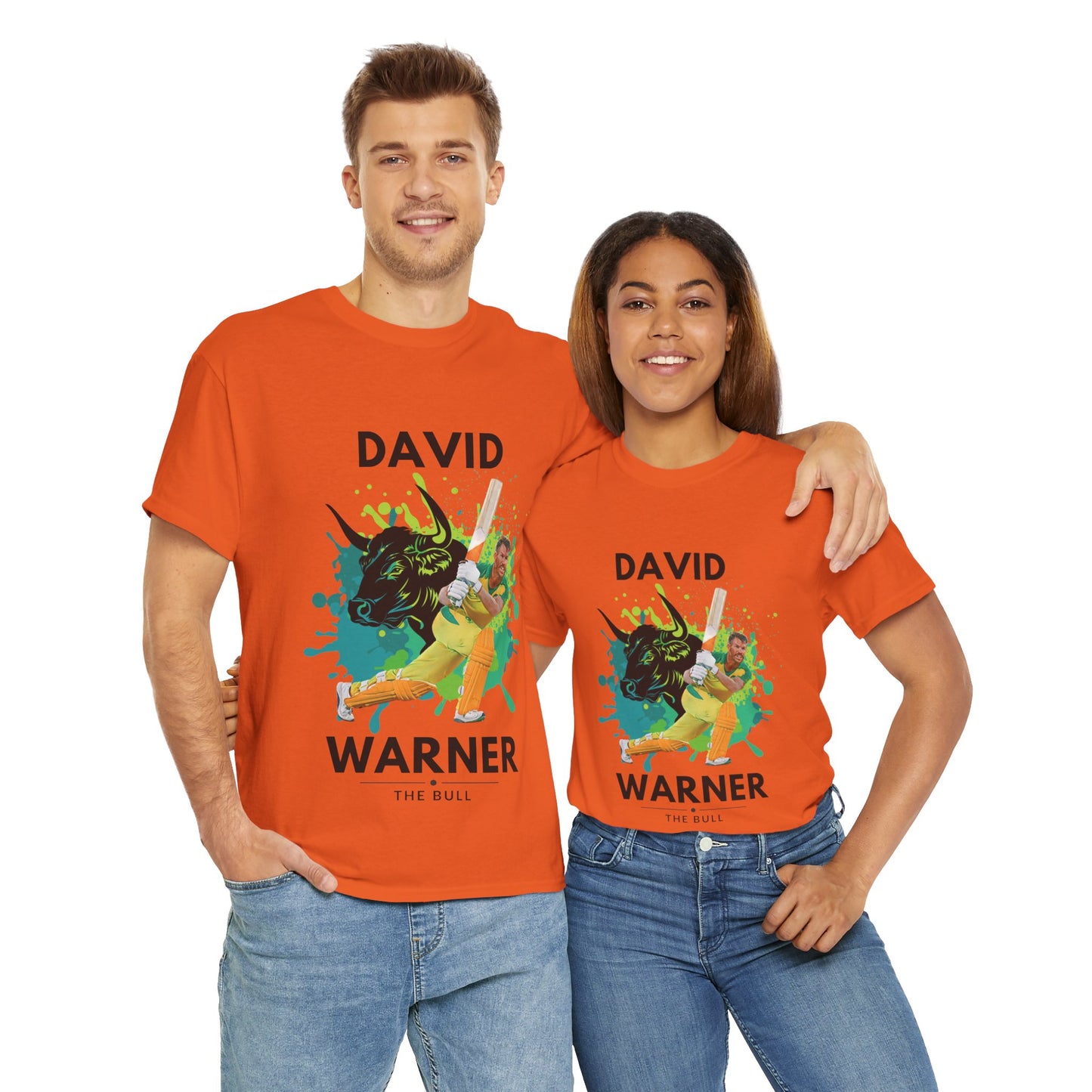 David Warner - The Bull - Unisex Heavy Cotton Tee