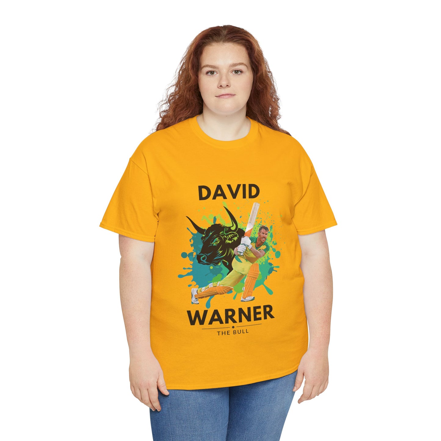 David Warner - The Bull - Unisex Heavy Cotton Tee