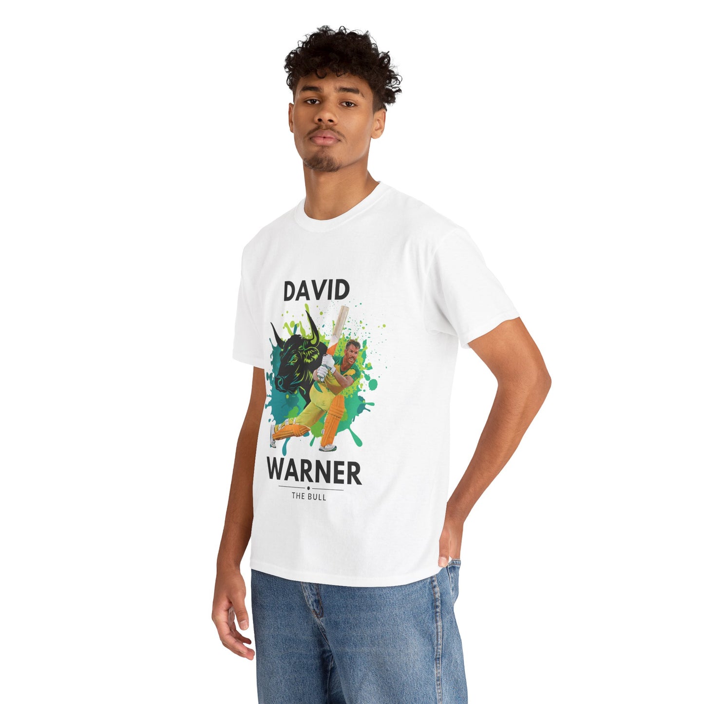 David Warner - The Bull - Unisex Heavy Cotton Tee