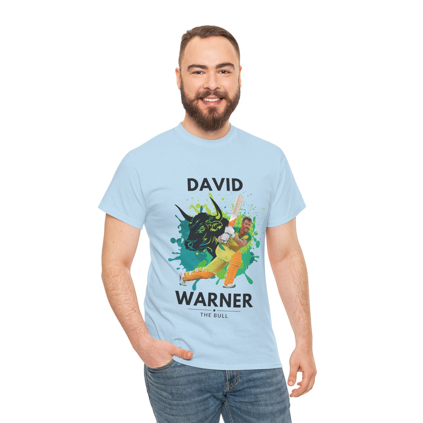 David Warner - The Bull - Unisex Heavy Cotton Tee