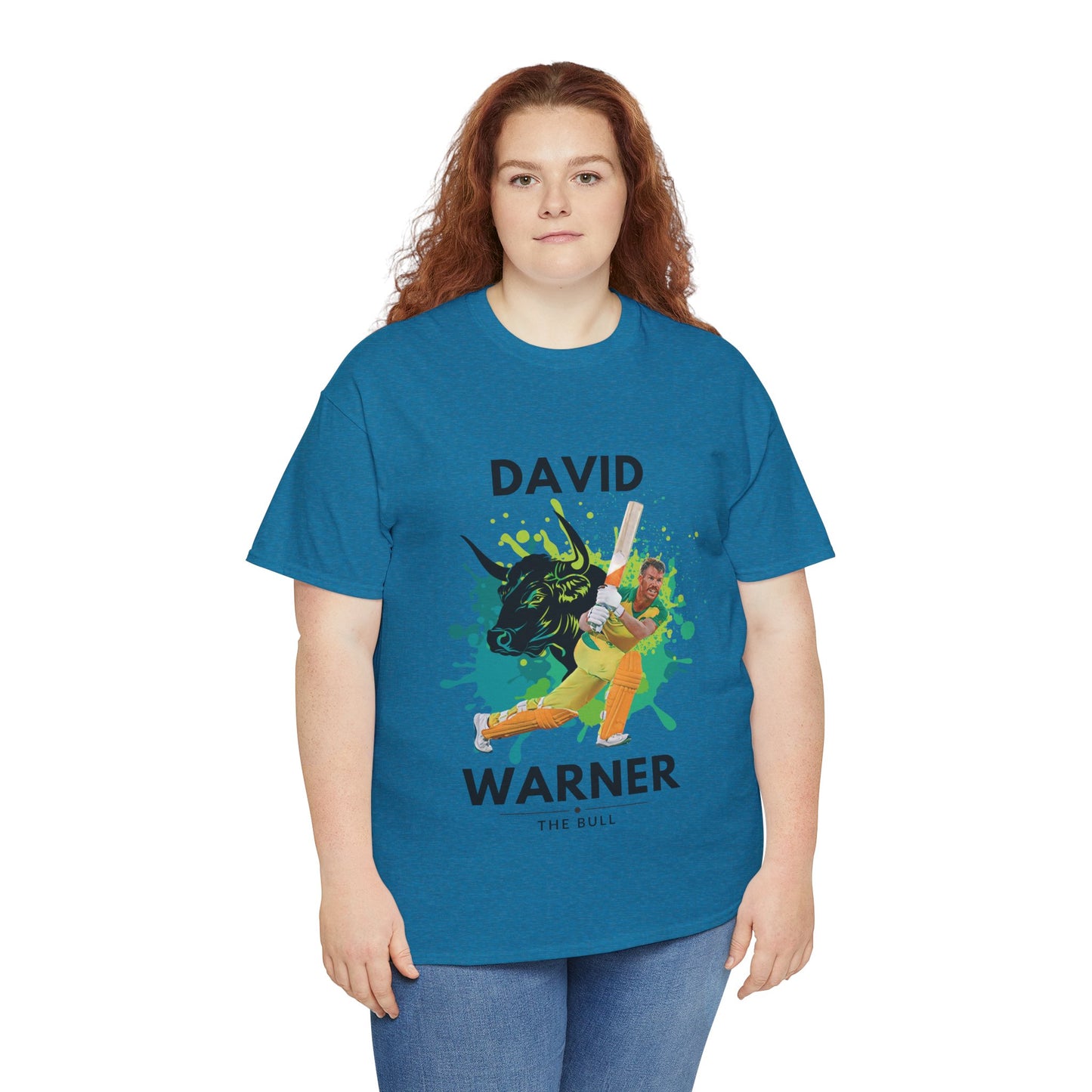 David Warner - The Bull - Unisex Heavy Cotton Tee