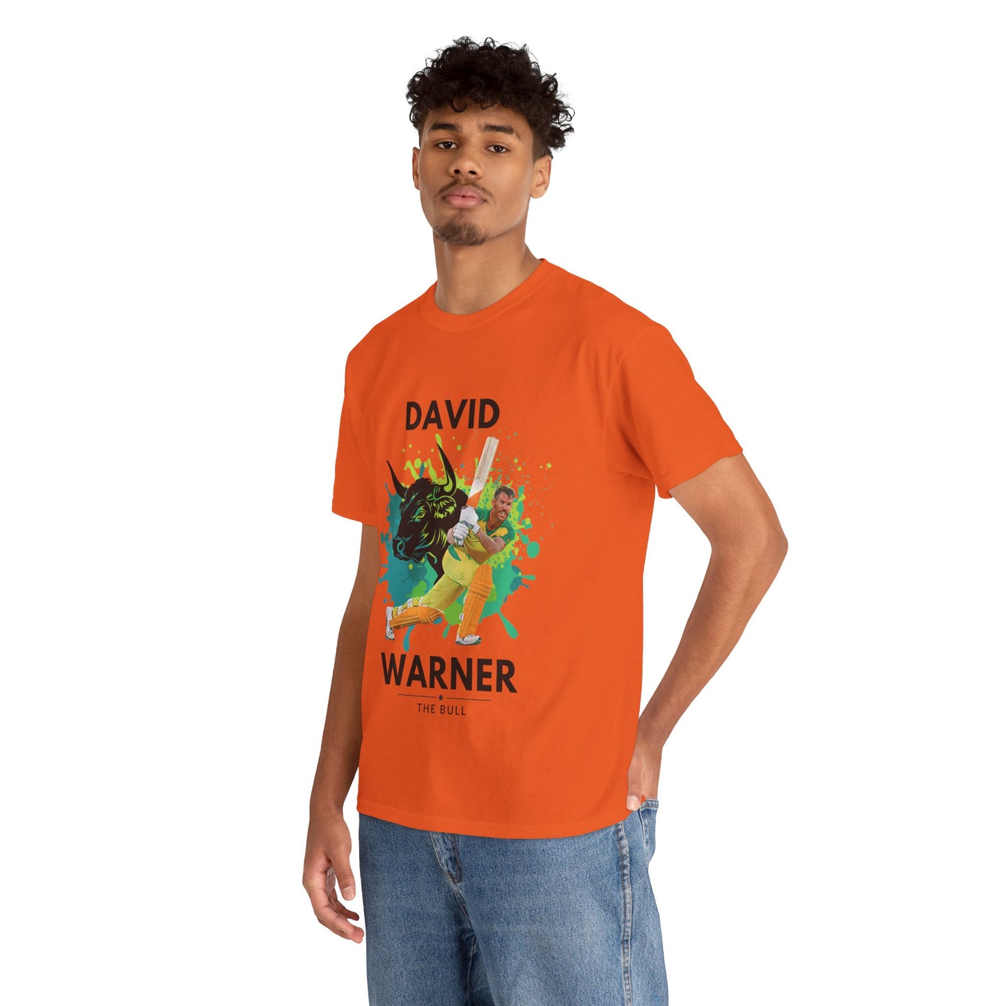 David Warner - The Bull - Unisex Heavy Cotton Tee