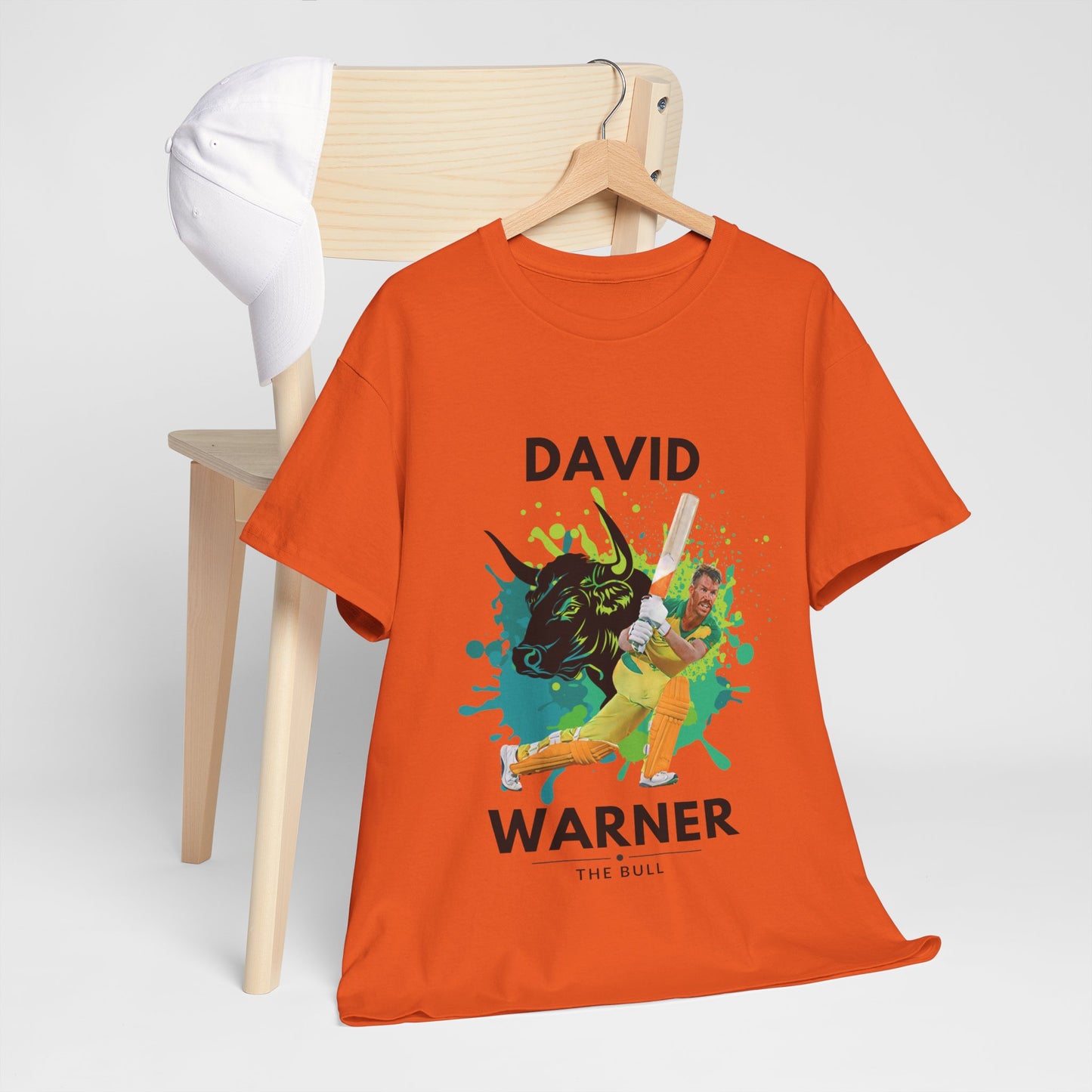 David Warner - The Bull - Unisex Heavy Cotton Tee