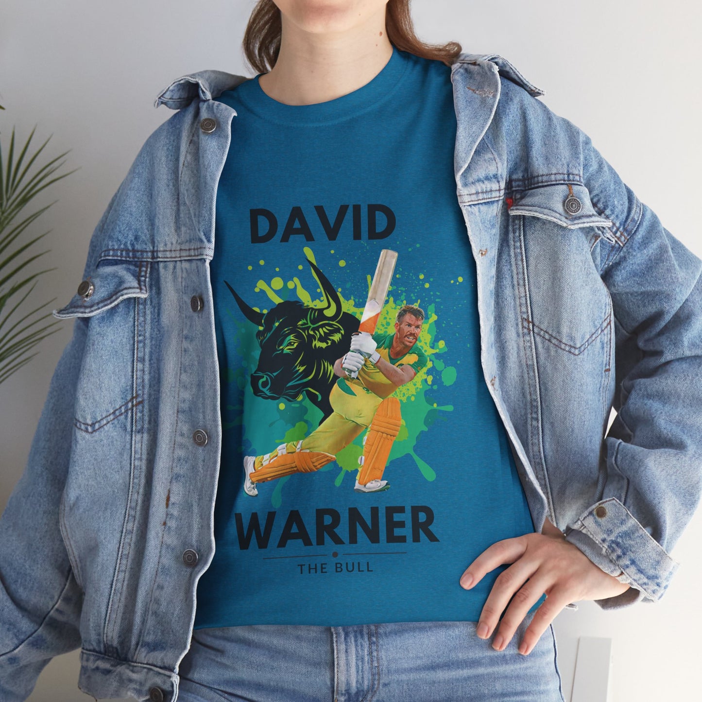 David Warner - The Bull - Unisex Heavy Cotton Tee