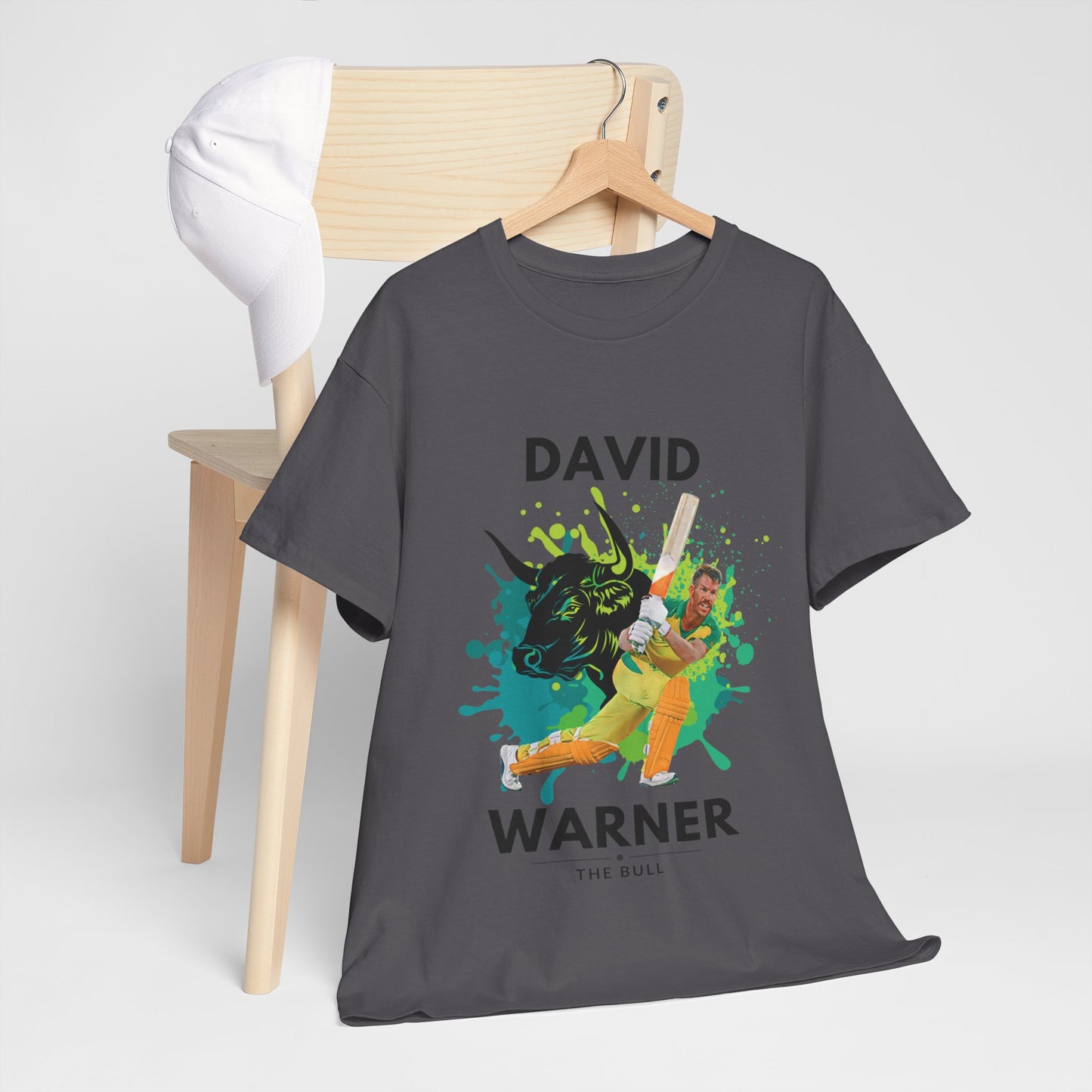 David Warner - The Bull - Unisex Heavy Cotton Tee