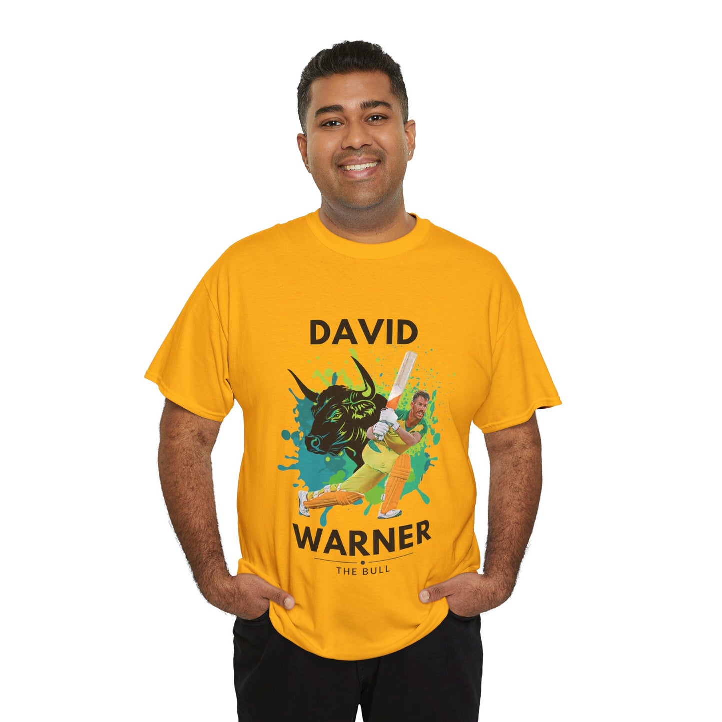 David Warner - The Bull - Unisex Heavy Cotton Tee