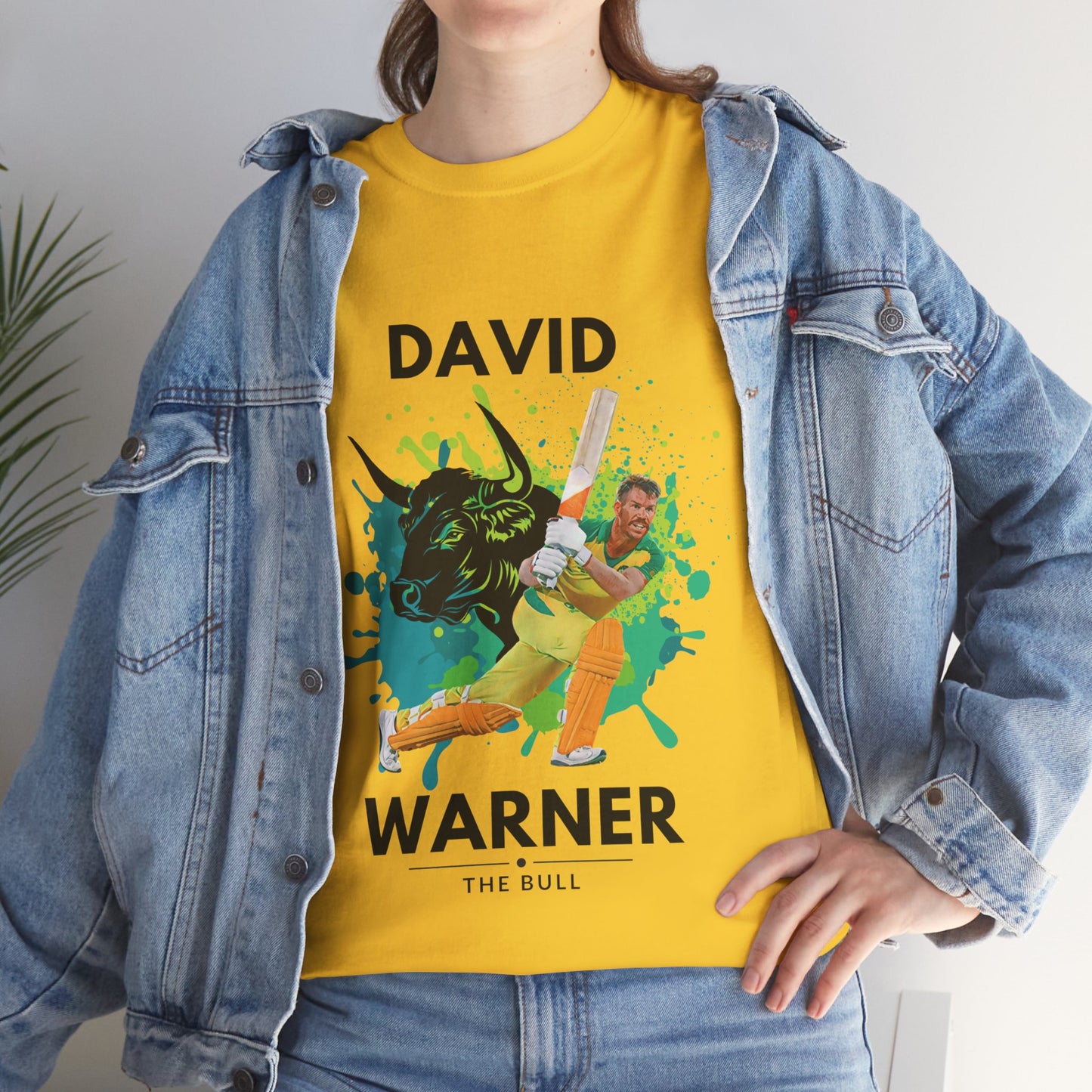 David Warner - The Bull - Unisex Heavy Cotton Tee