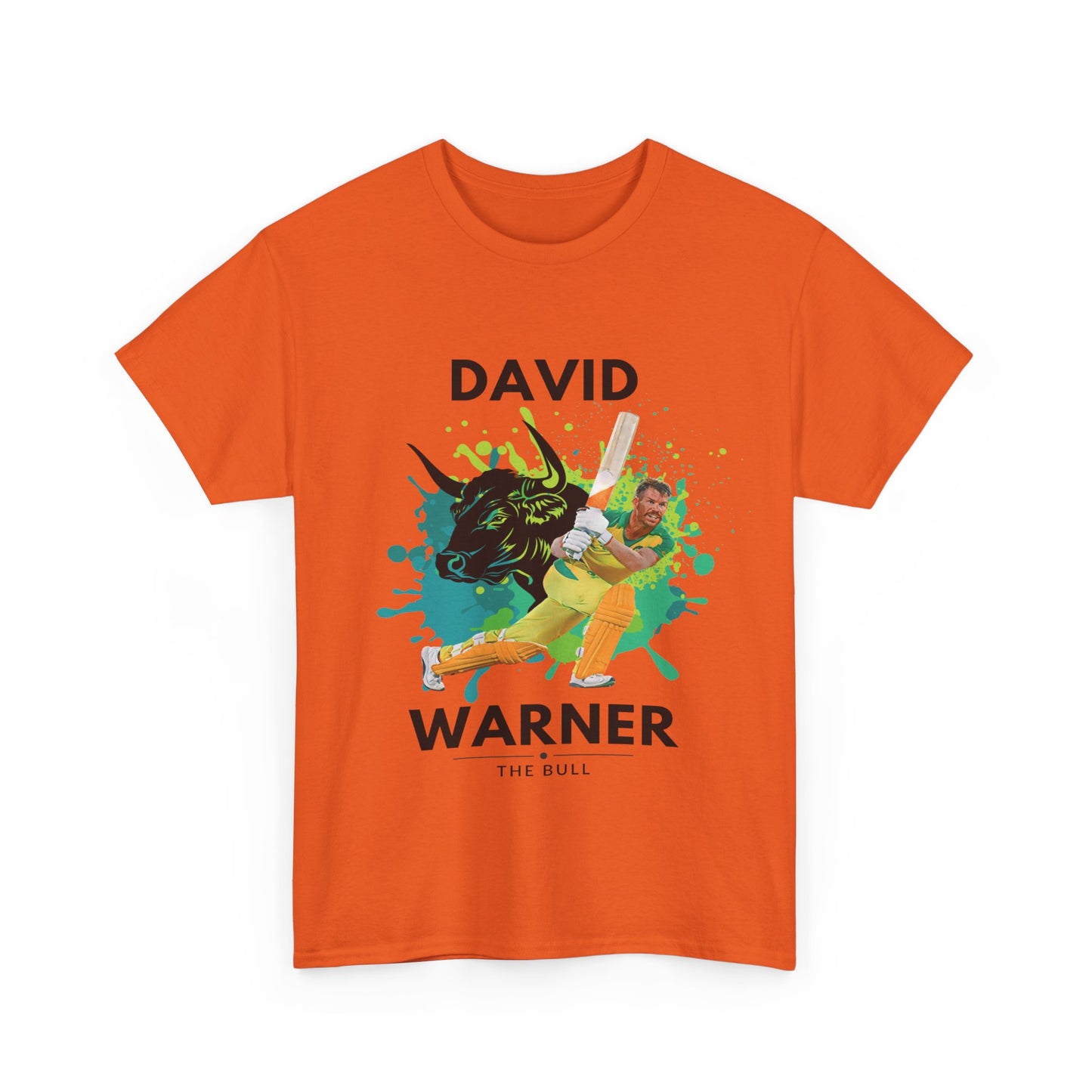 David Warner - The Bull - Unisex Heavy Cotton Tee