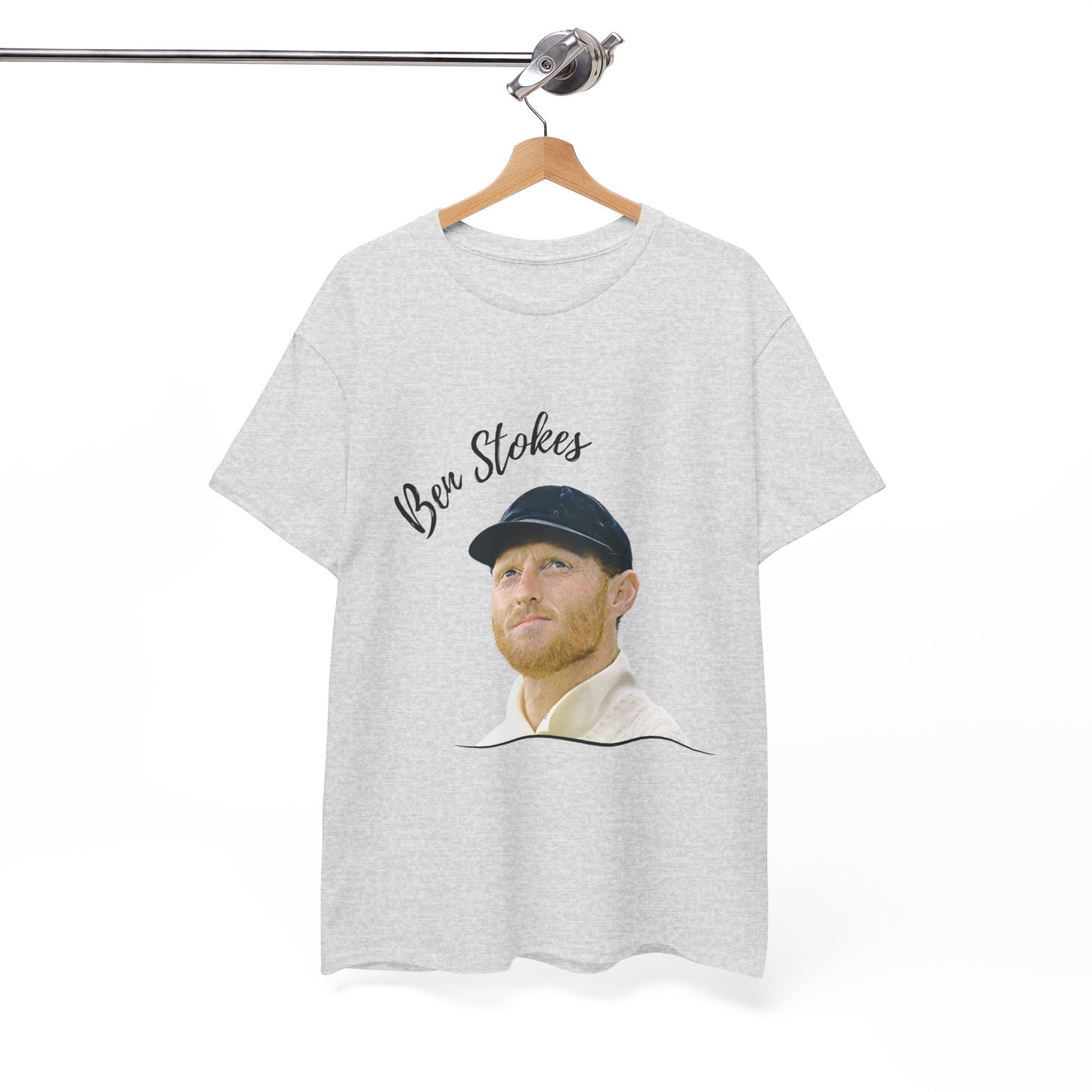 Ben Stokes - Portrait - Unisex Heavy Cotton Tee