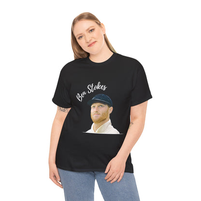 Ben Stokes - Portrait - Unisex Heavy Cotton Tee