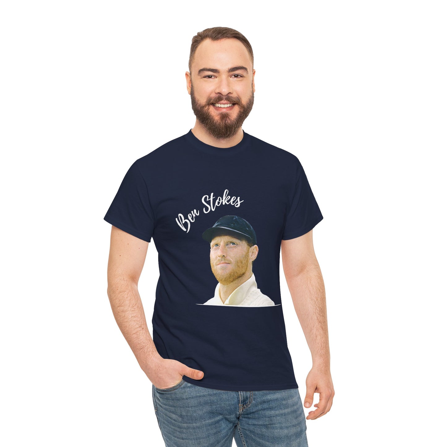 Ben Stokes - Portrait - Unisex Heavy Cotton Tee