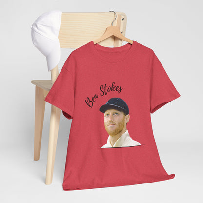 Ben Stokes - Portrait - Unisex Heavy Cotton Tee