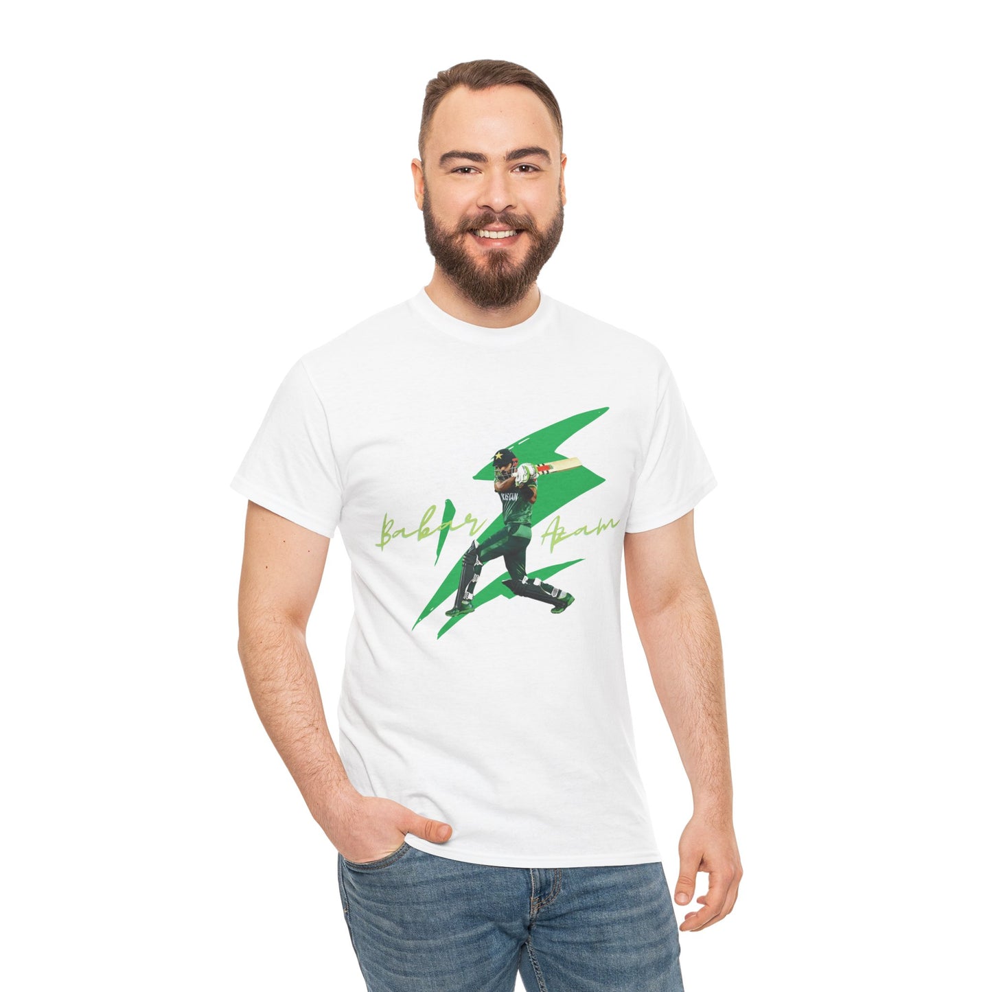 Babar Azam - Lightning Shard - Unisex Heavy Cotton Tee