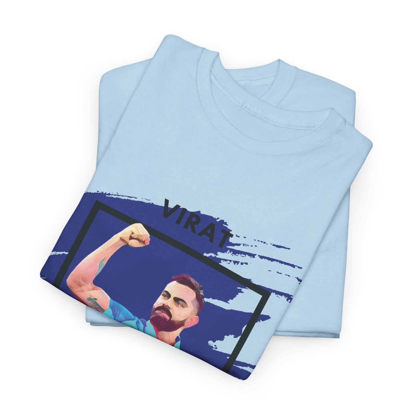 Virat Kohli - Brushstroke frame - Unisex Heavy Cotton Tee