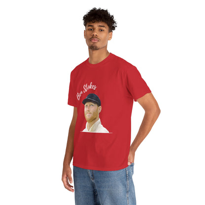 Ben Stokes - Portrait - Unisex Heavy Cotton Tee