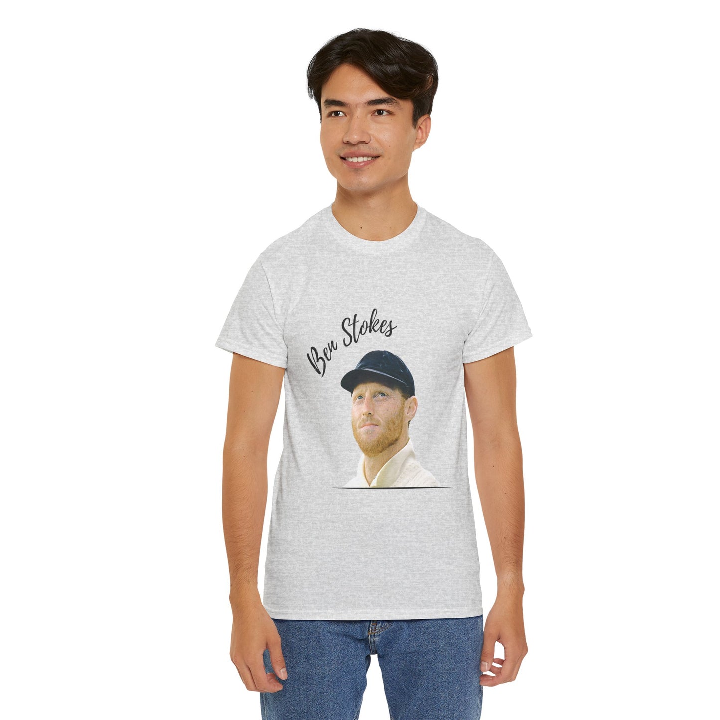 Ben Stokes - Portrait - Unisex Heavy Cotton Tee