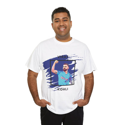 Virat Kohli - Brushstroke frame - Unisex Heavy Cotton Tee