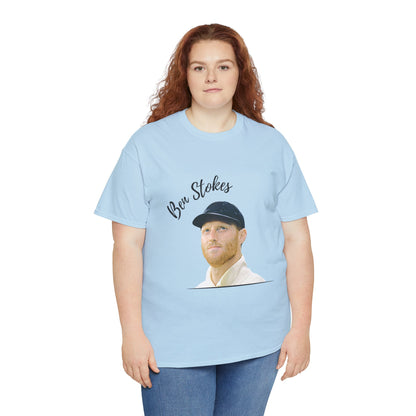 Ben Stokes - Portrait - Unisex Heavy Cotton Tee