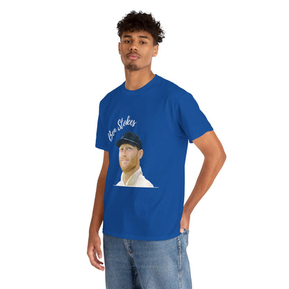 Ben Stokes - Portrait - Unisex Heavy Cotton Tee