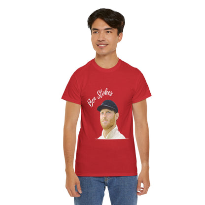 Ben Stokes - Portrait - Unisex Heavy Cotton Tee